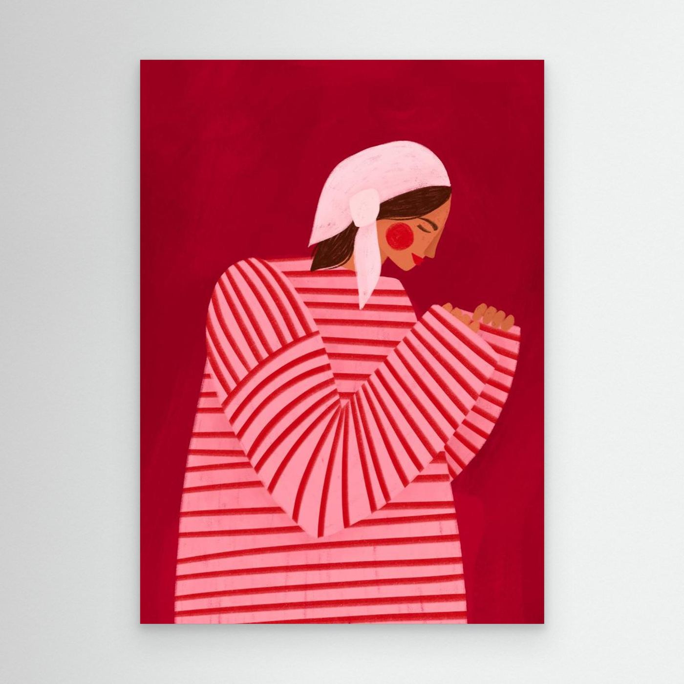 The Woman With the Red Stripes by Bea Müller