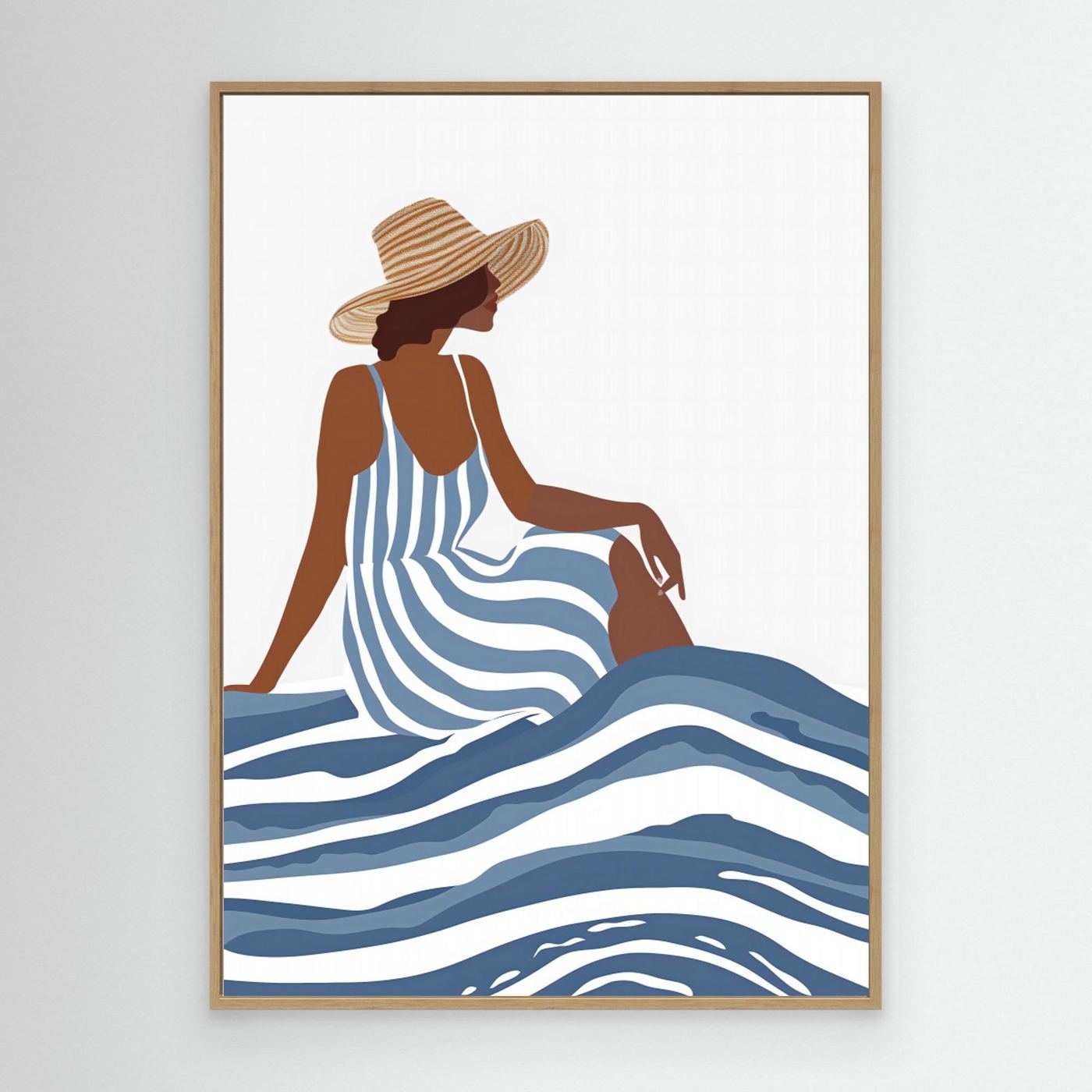 The Girl In the Striped Dress by Andreas Magnusson