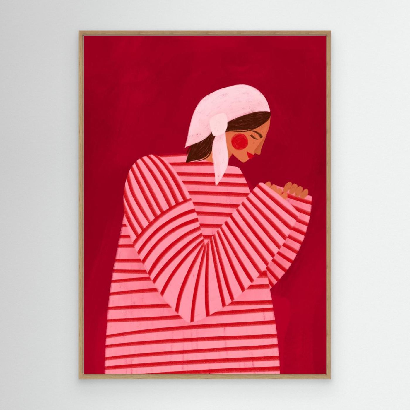 The Woman With the Red Stripes by Bea Müller