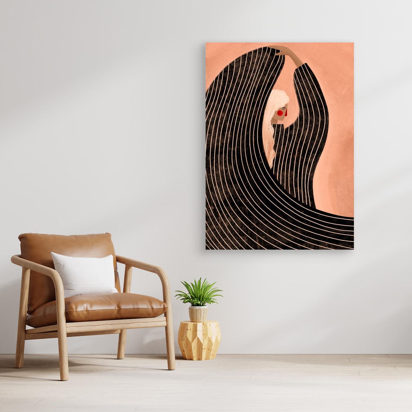 The Woman With the Black Dress by Bea Müller