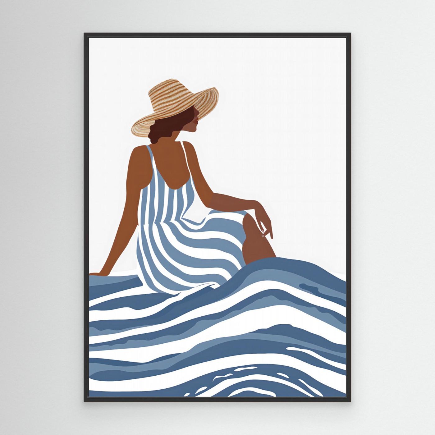 The Girl In the Striped Dress by Andreas Magnusson