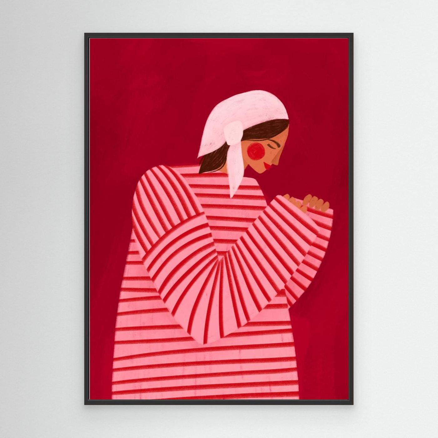 The Woman With the Red Stripes by Bea Müller