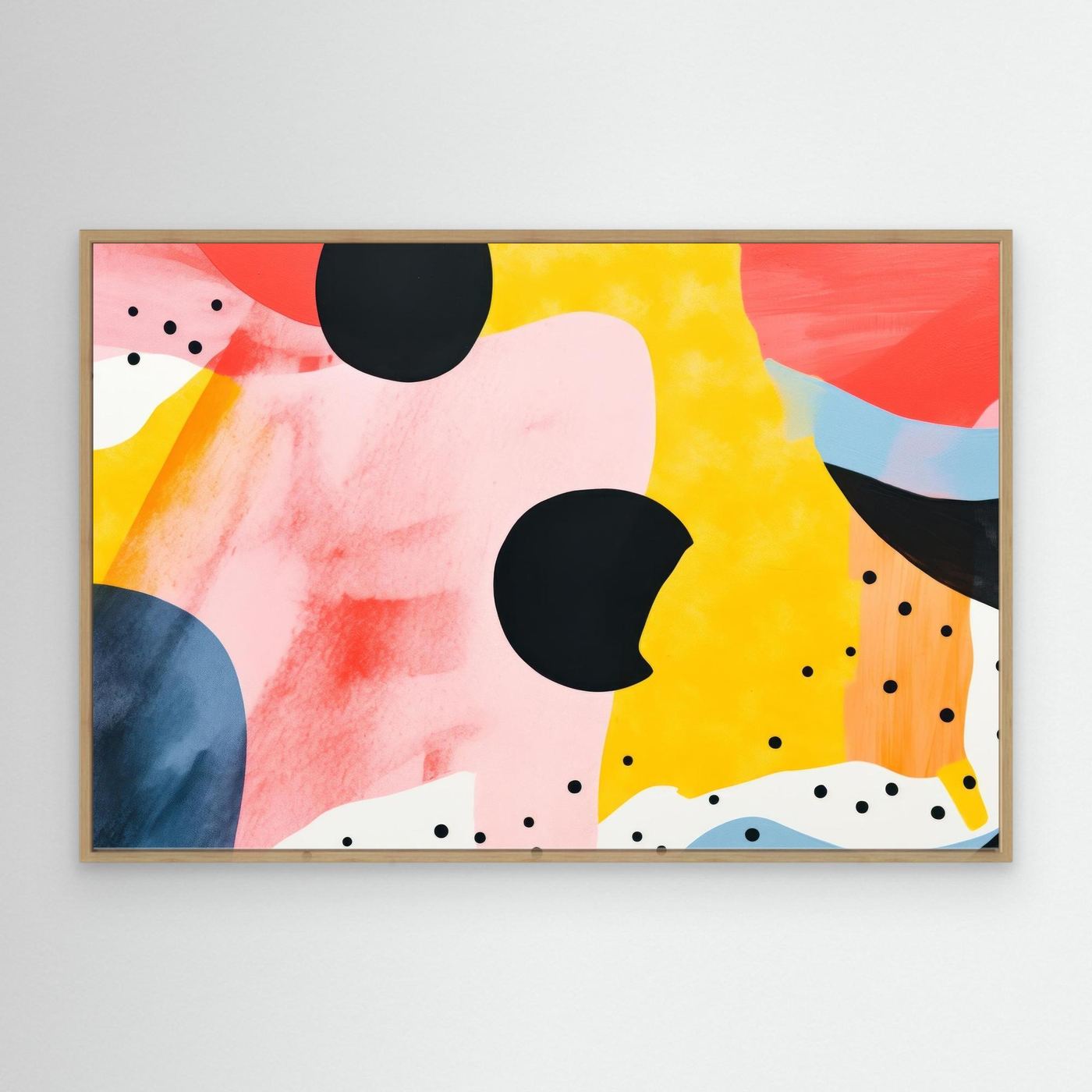 Vibrant Abstract Shapes | Contemporary Color Block Wall Art