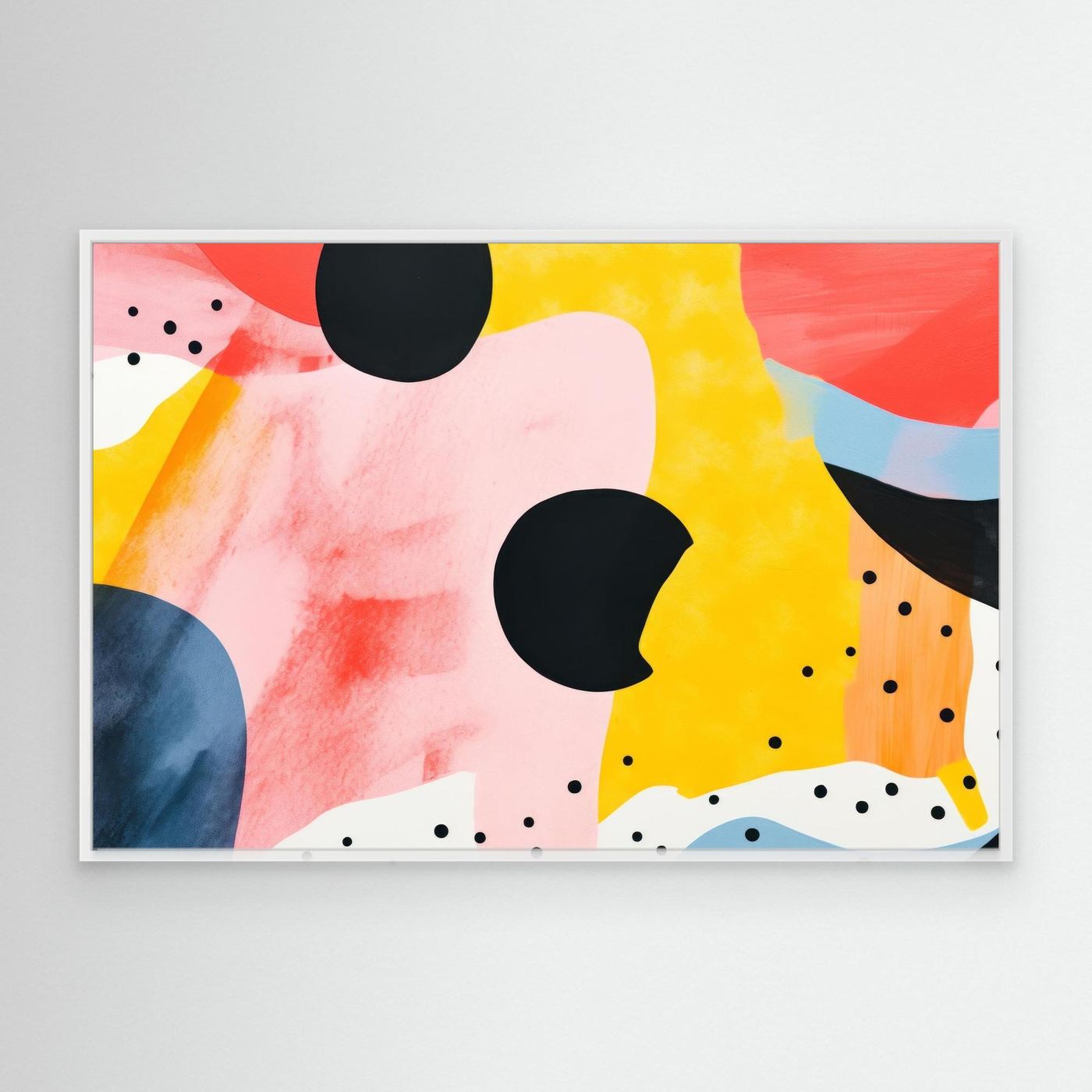 Vibrant Abstract Shapes | Contemporary Color Block Wall Art