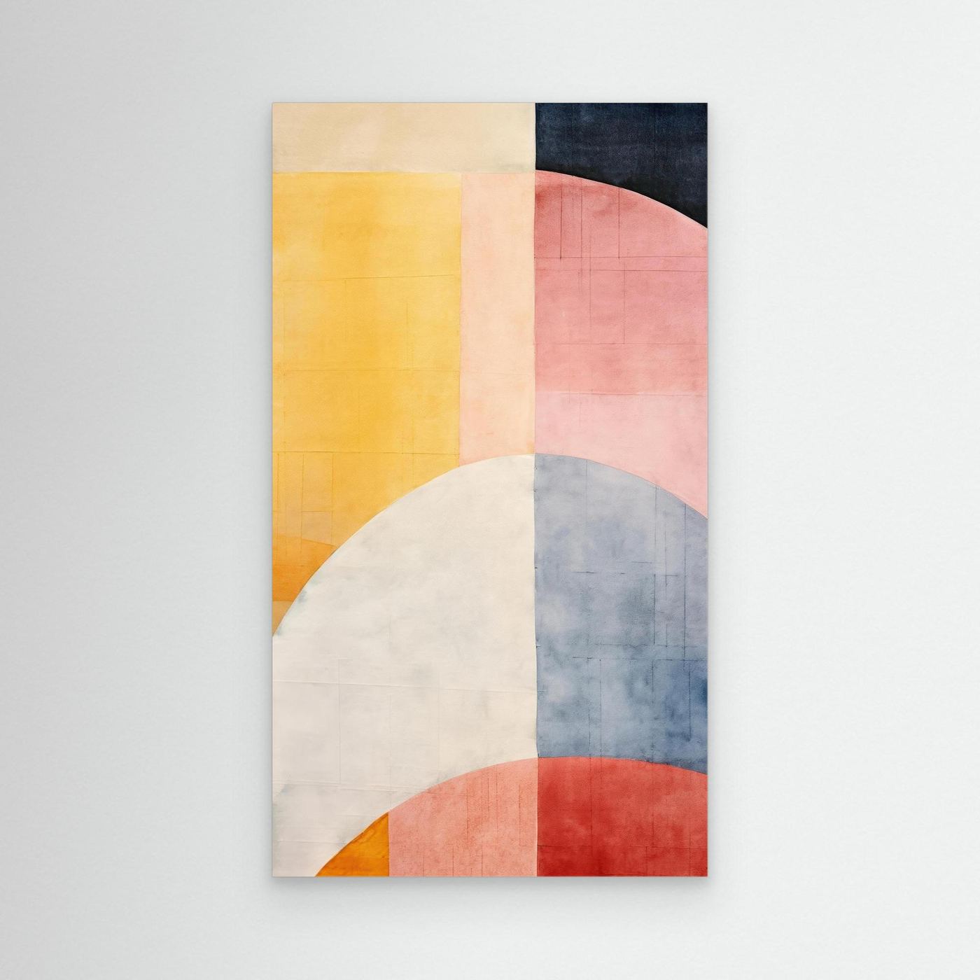 Minimal Geometric Color Fields | Scandinavian Abstract Art