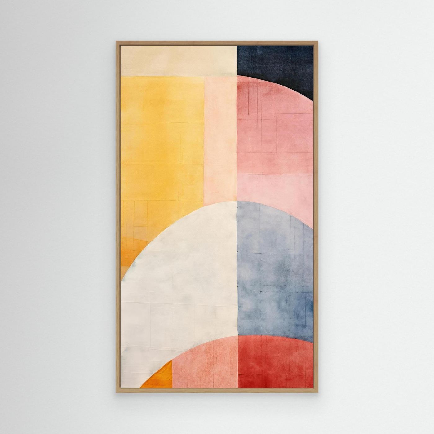 Minimal Geometric Color Fields | Scandinavian Abstract Art