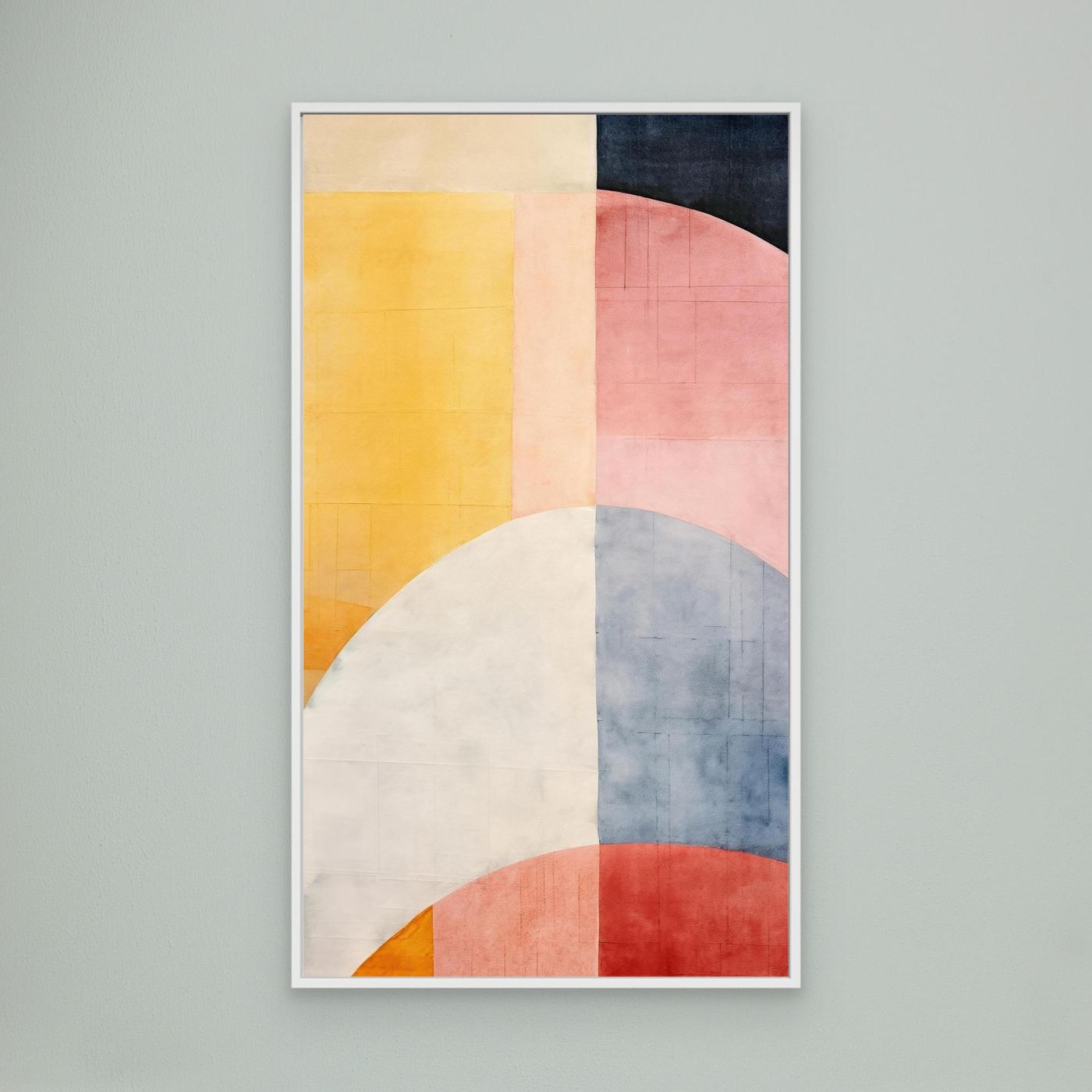 Minimal Geometric Color Fields | Scandinavian Abstract Art