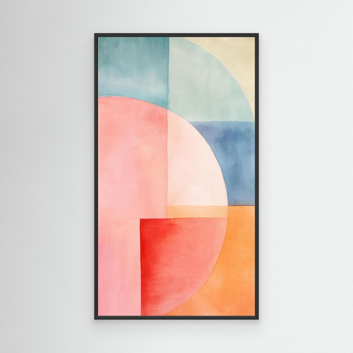 Pastel Geometric Arches | Soft Modern Abstract Wall Decor