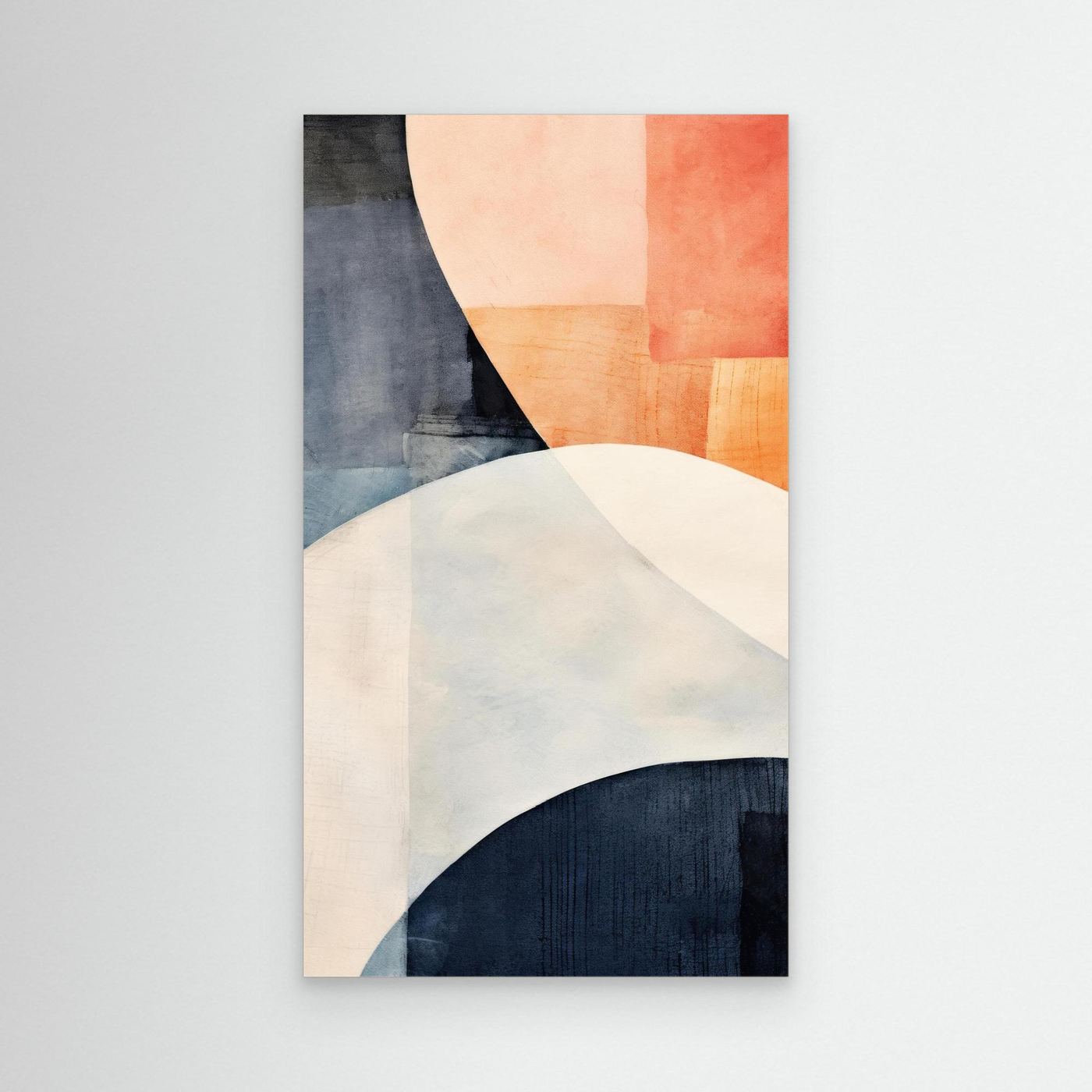 Minimal Geometric Abstract Blocks – Soft Pastel Modern Wall Art