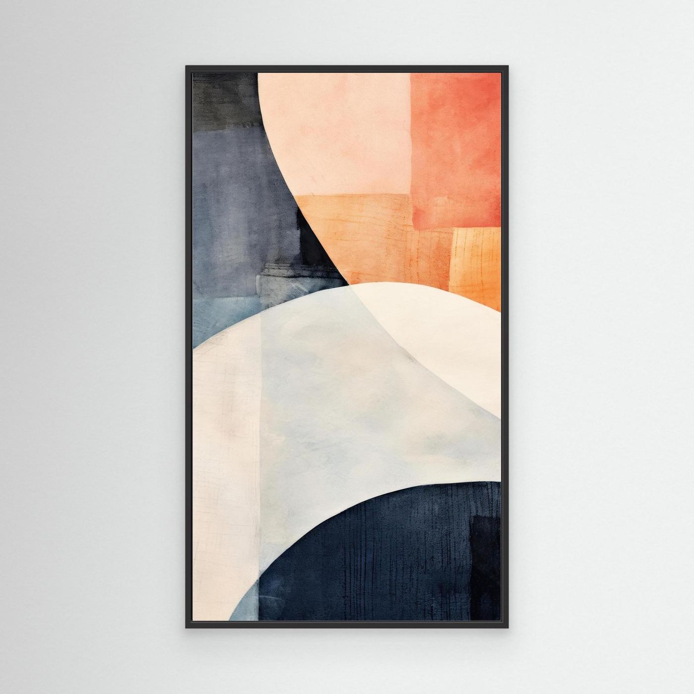 Minimal Geometric Abstract Blocks – Soft Pastel Modern Wall Art