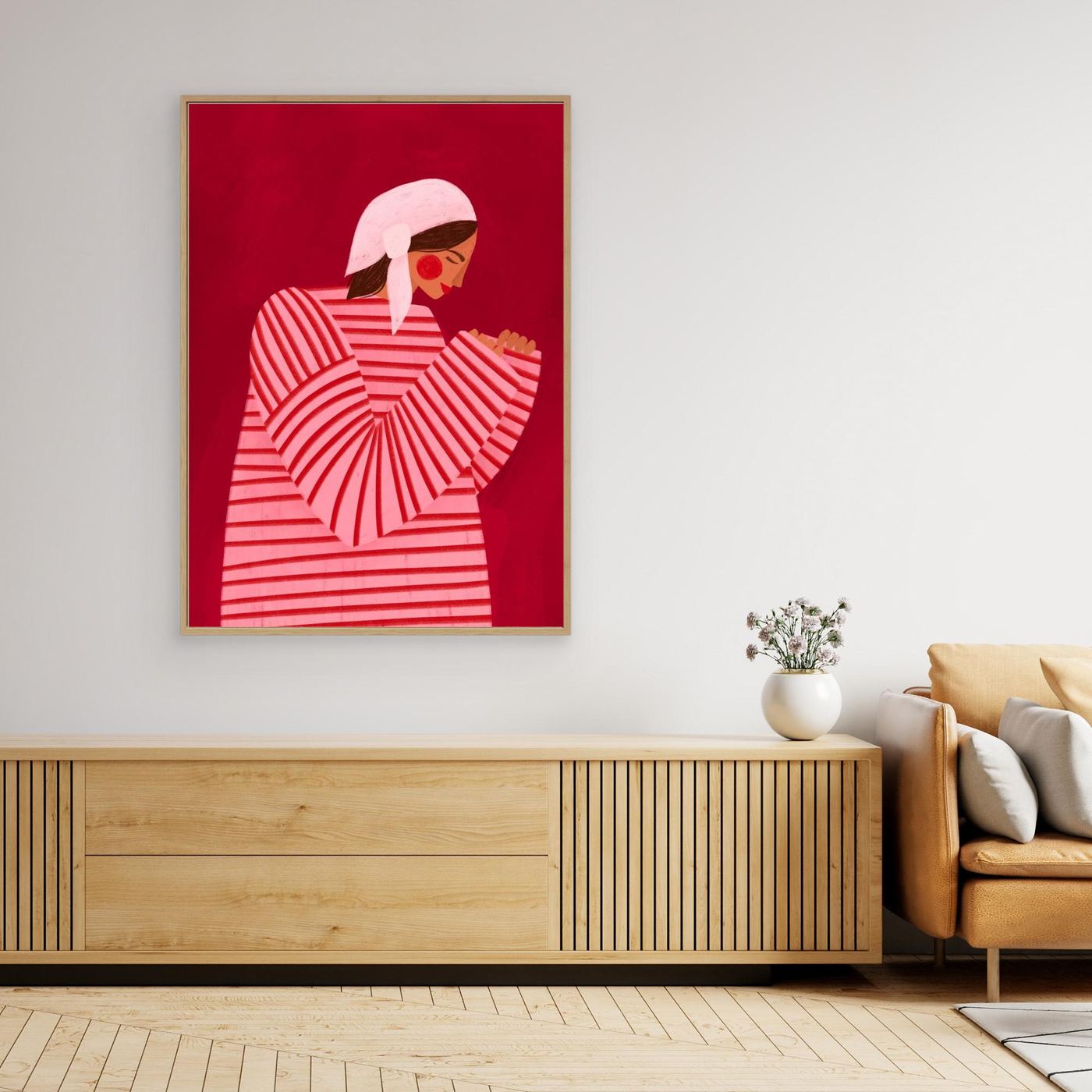 The Woman With the Red Stripes by Bea Müller