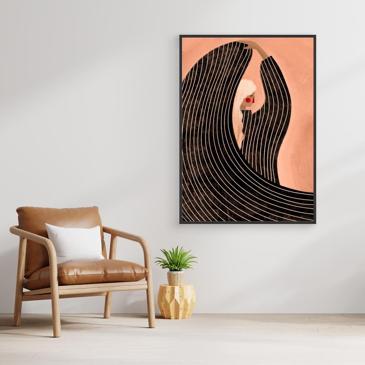 The Woman With the Black Dress by Bea Müller
