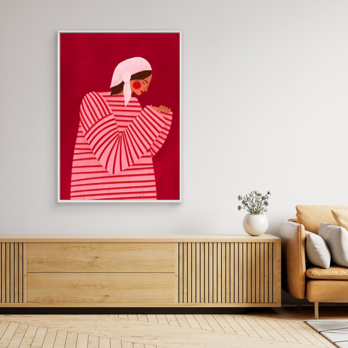 The Woman With the Red Stripes by Bea Müller