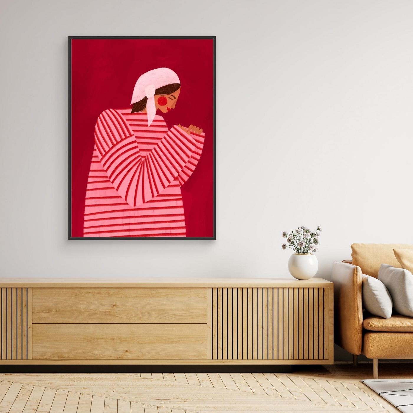 The Woman With the Red Stripes by Bea Müller