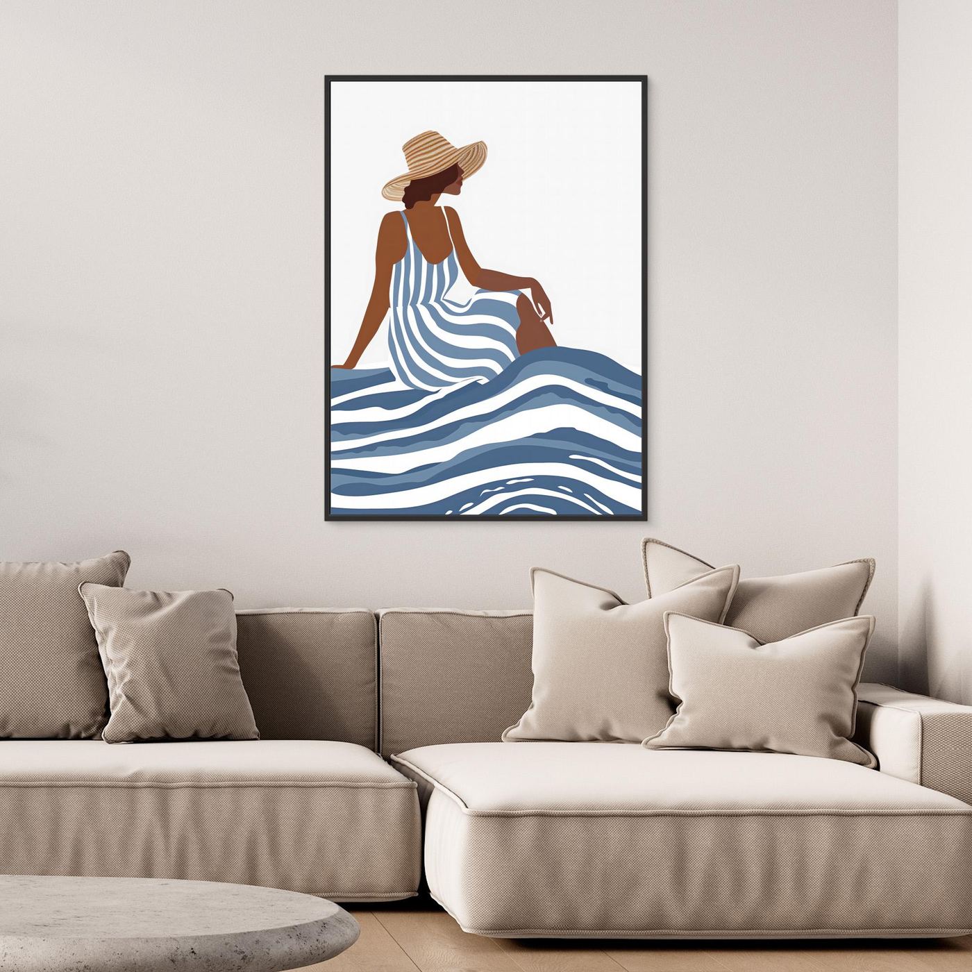 The Girl In the Striped Dress by Andreas Magnusson