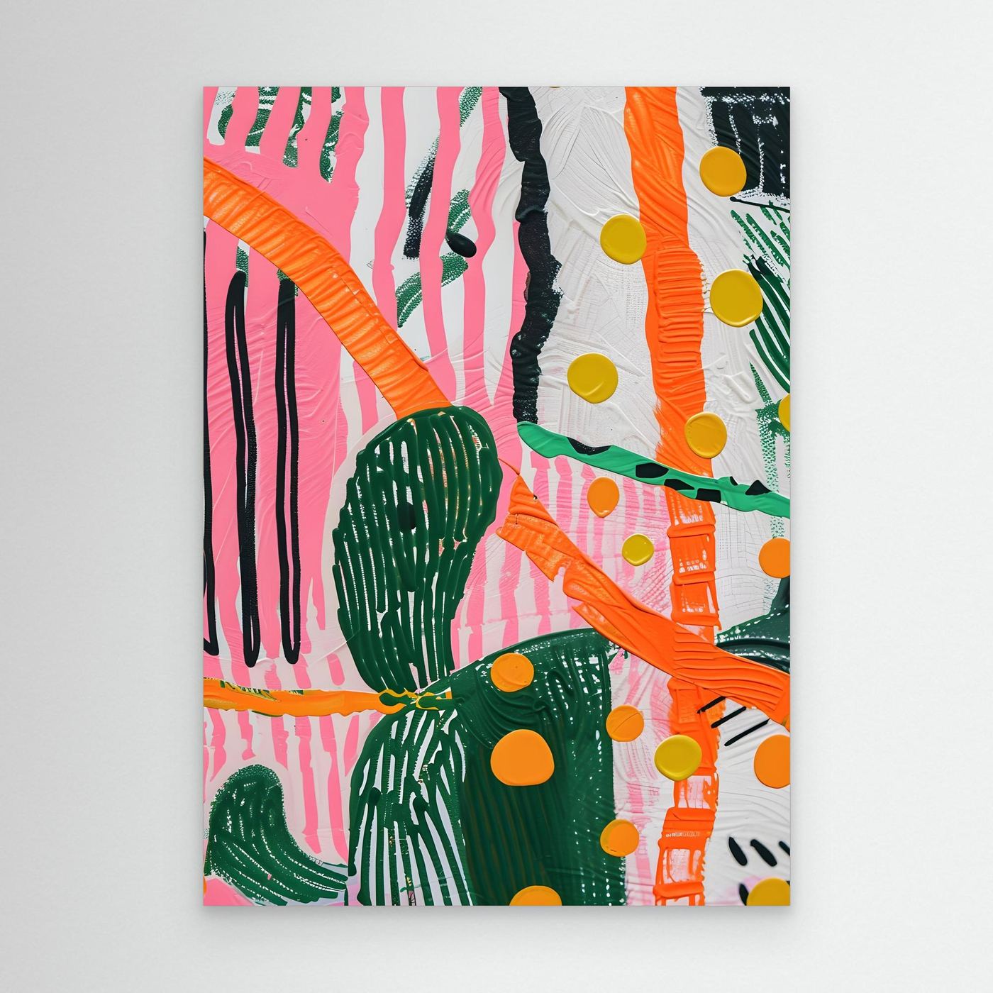 Modern Tropical Abstract Botanical Background