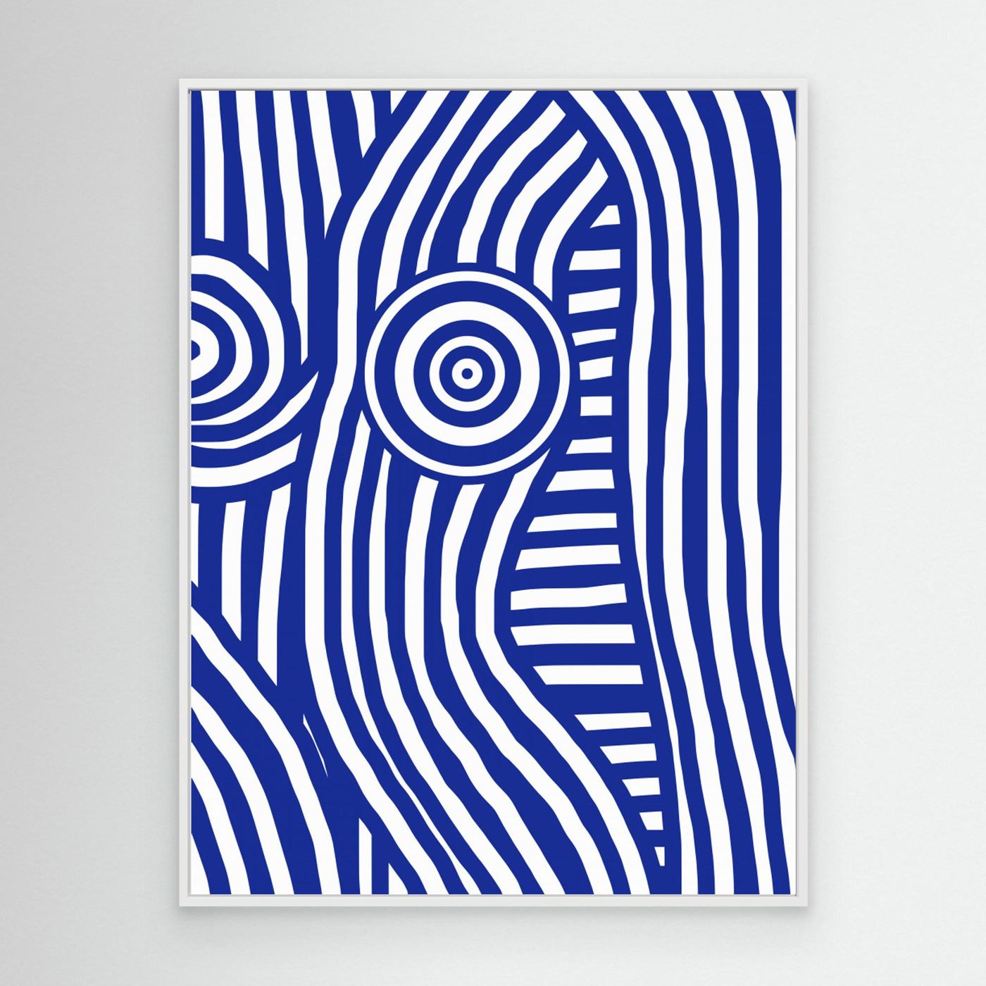 Front Blue and White Striped Nude by Little Dean