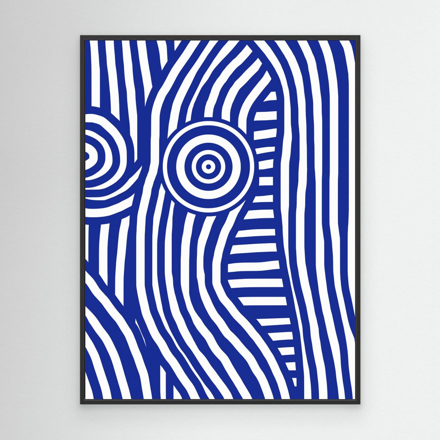 Front Blue and White Striped Nude by Little Dean