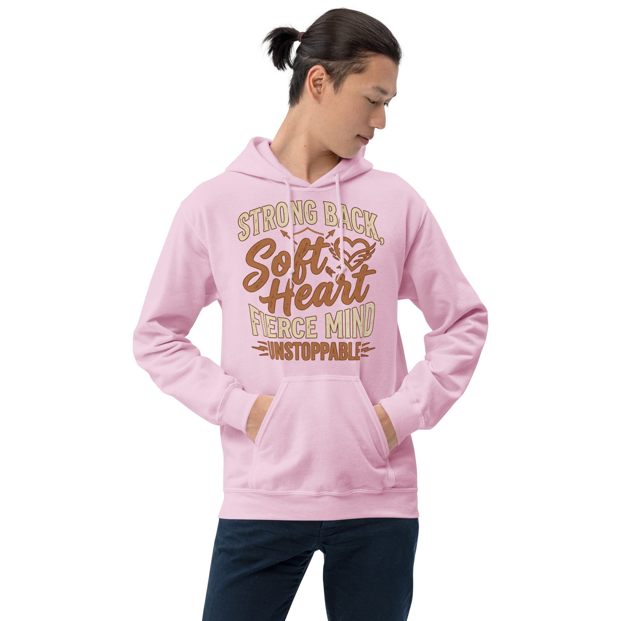 Strong Back Strong Heart Unisex Hoodie - Image 5