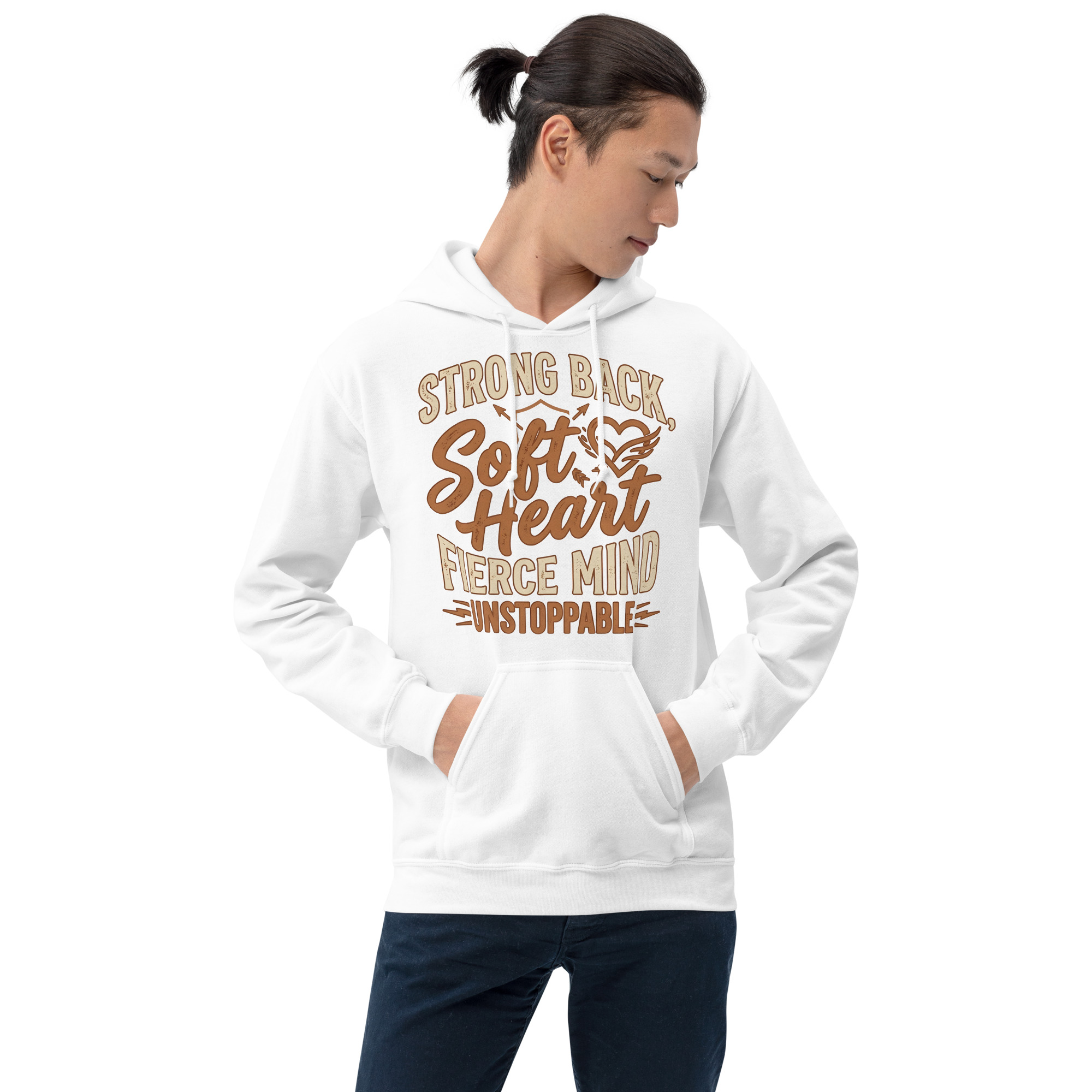 Strong Back Strong Heart Unisex Hoodie - Image 6