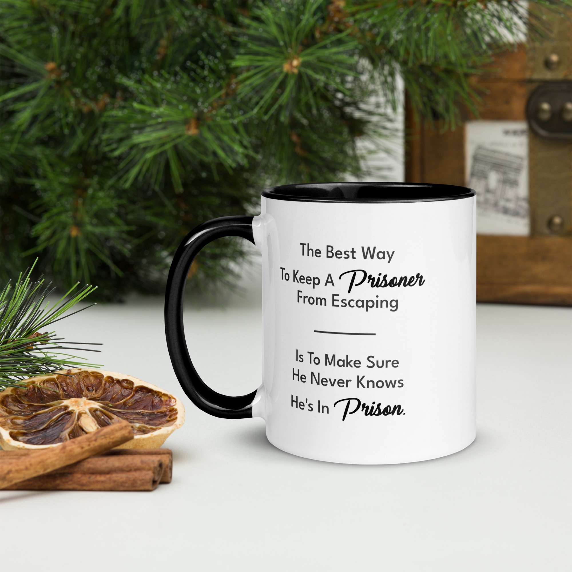 Prisoner Quote Graphic Mug - Image 11