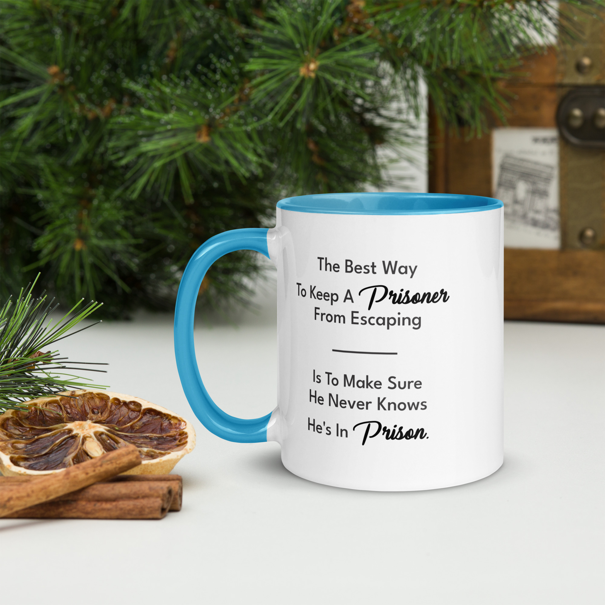 Prisoner Quote Graphic Mug - Image 19