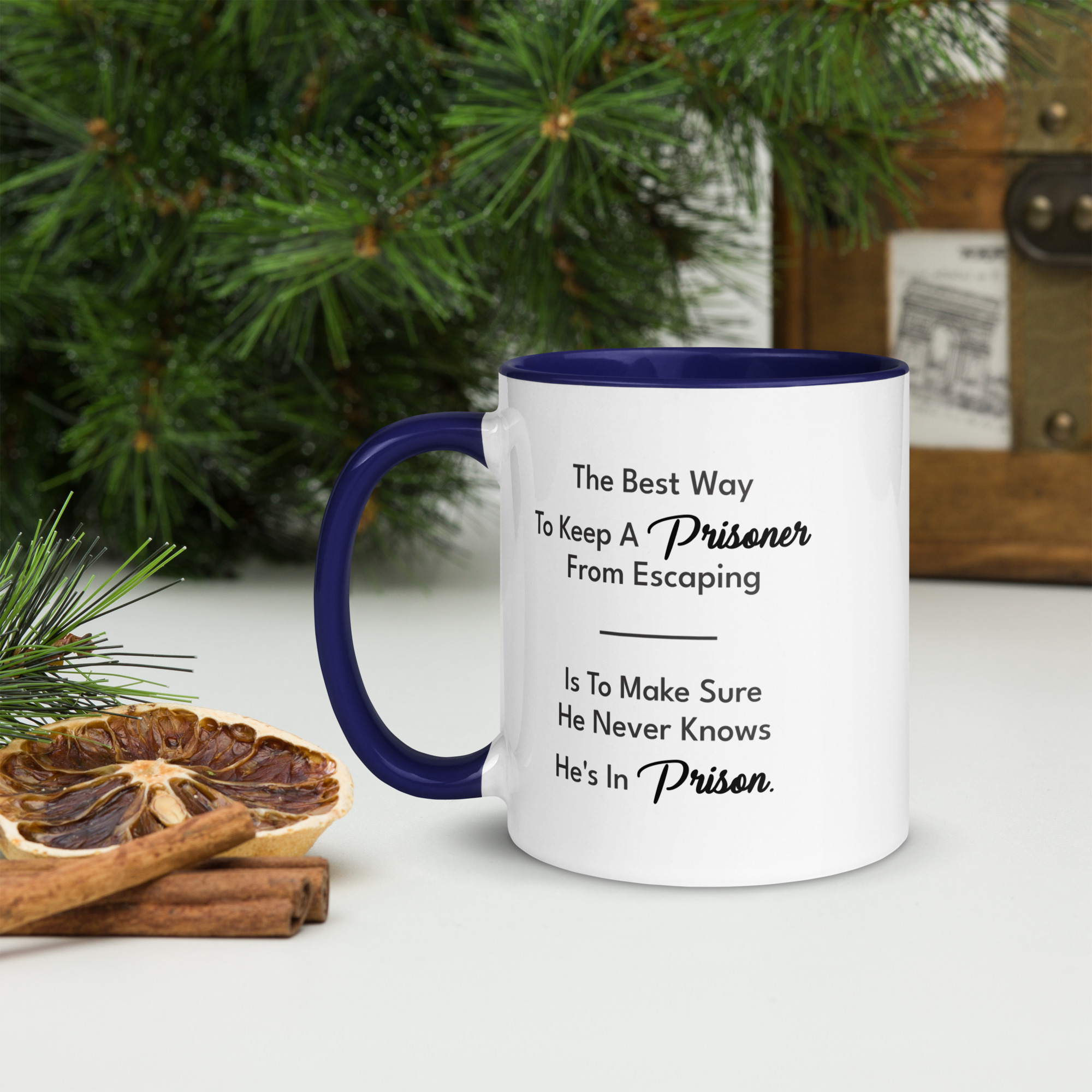 Prisoner Quote Graphic Mug - Image 14