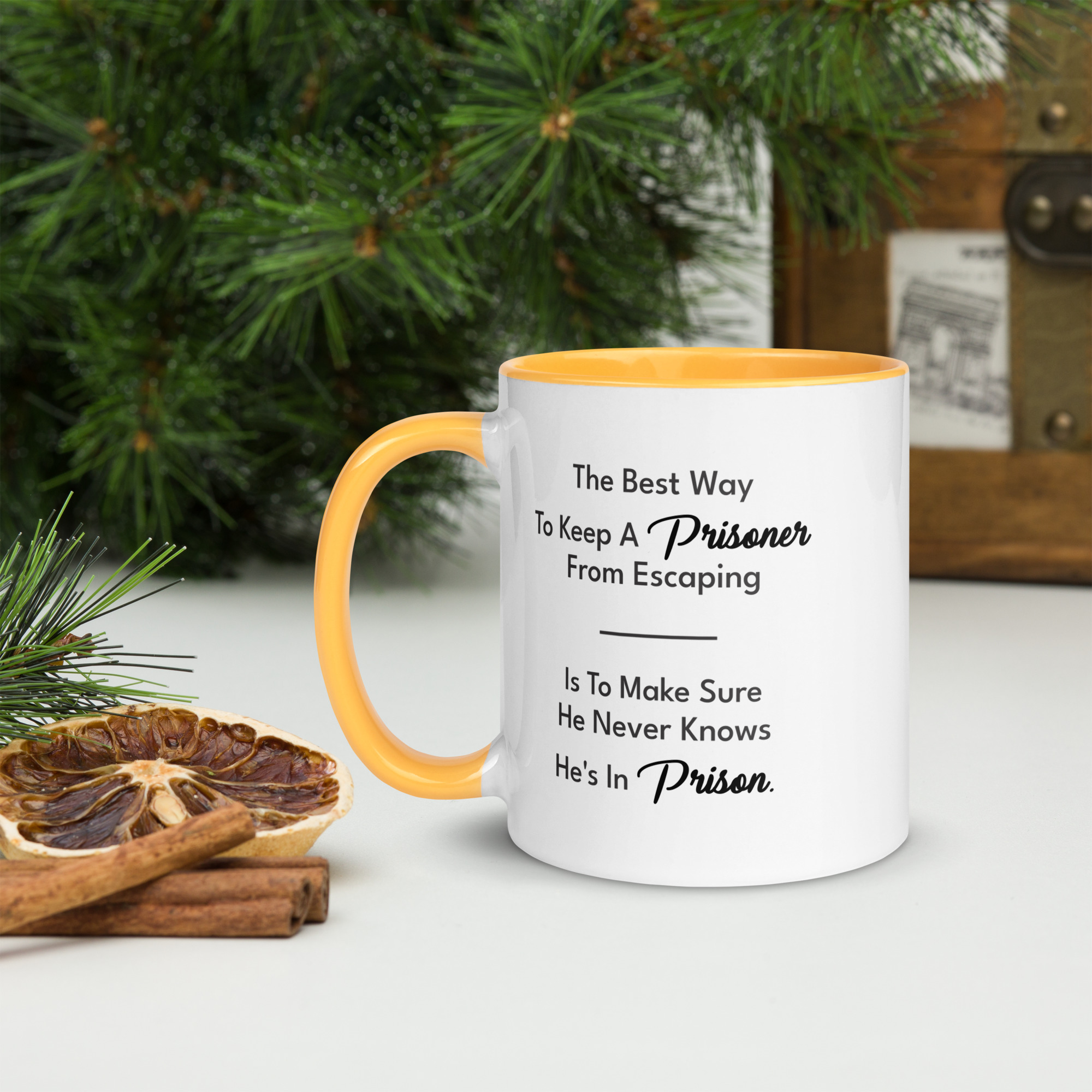 Prisoner Quote Graphic Mug - Image 12