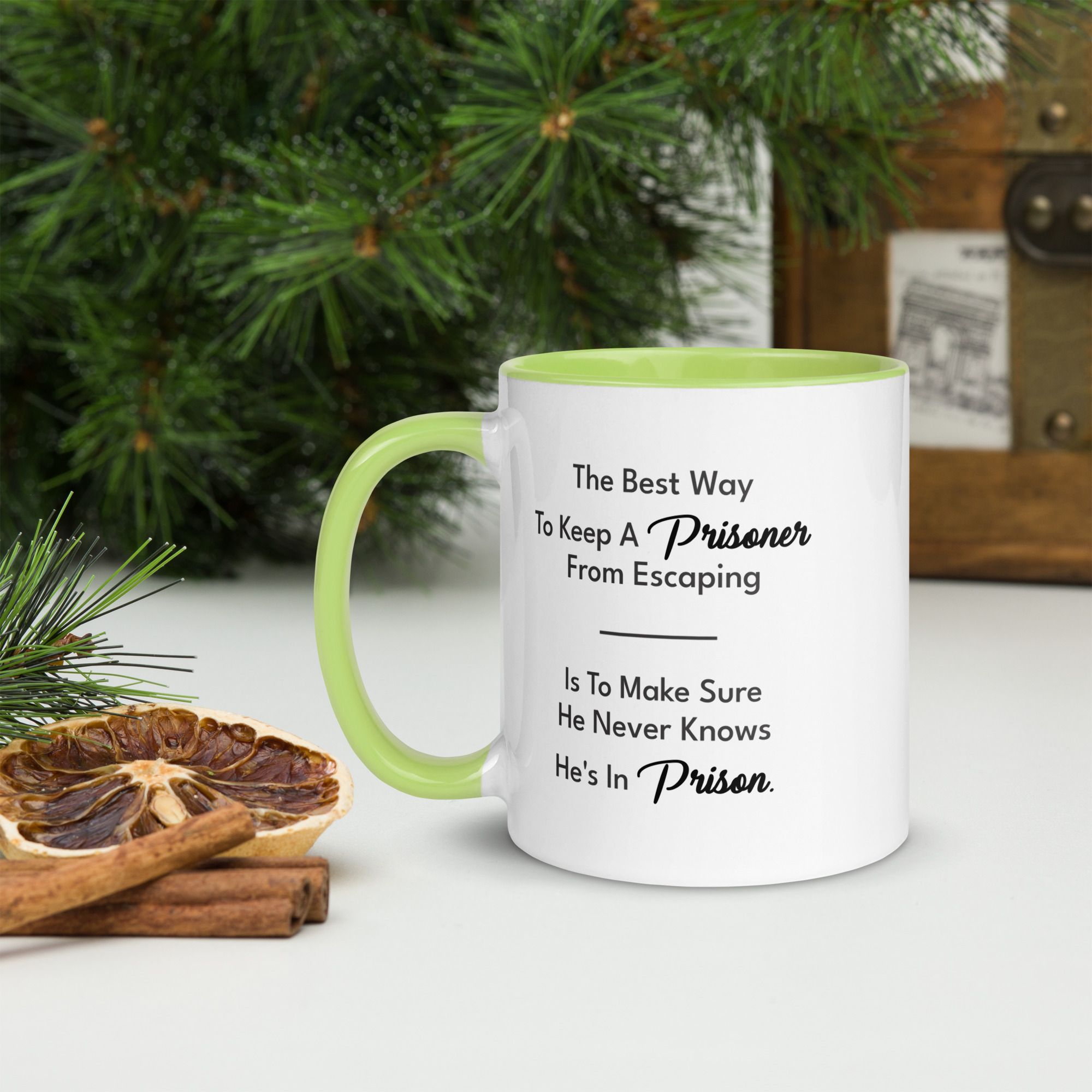 Prisoner Quote Graphic Mug - Image 13