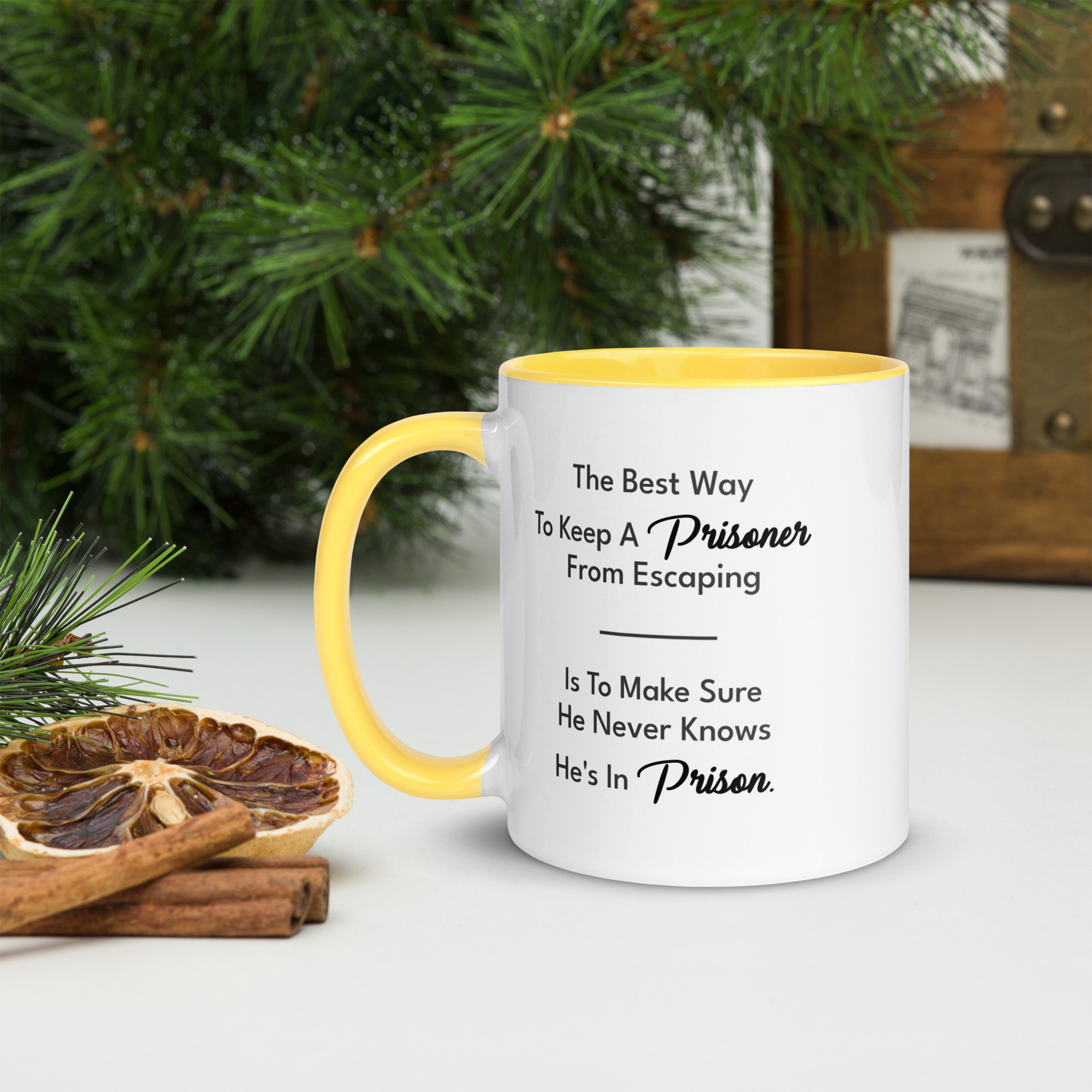 Prisoner Quote Graphic Mug - Image 16