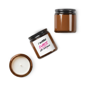 I Wanna Dance With Somebody Amber jar soy candle