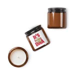 It's in My DNA Amber jar soy candle