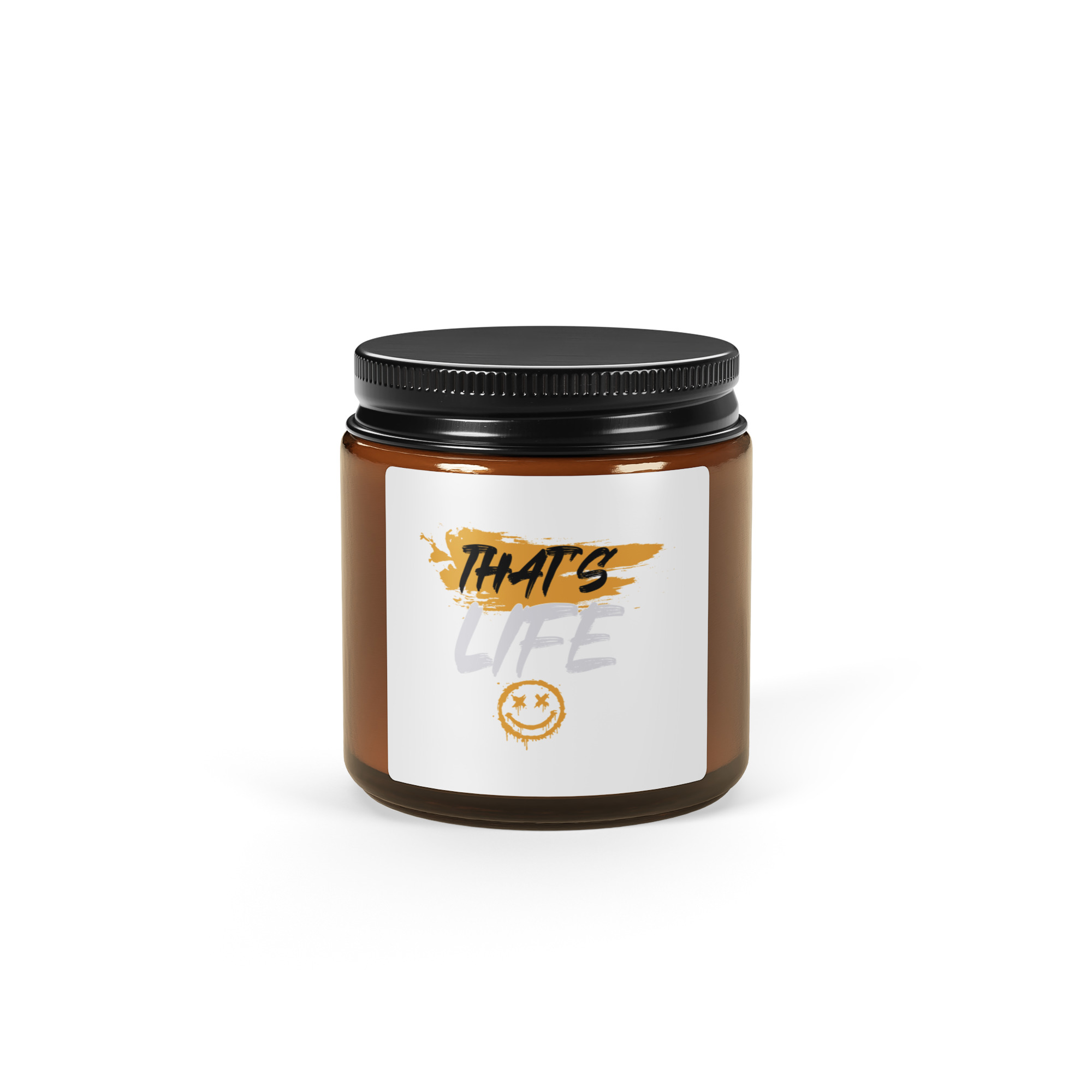 That's Life Amber jar soy candle - Image 2