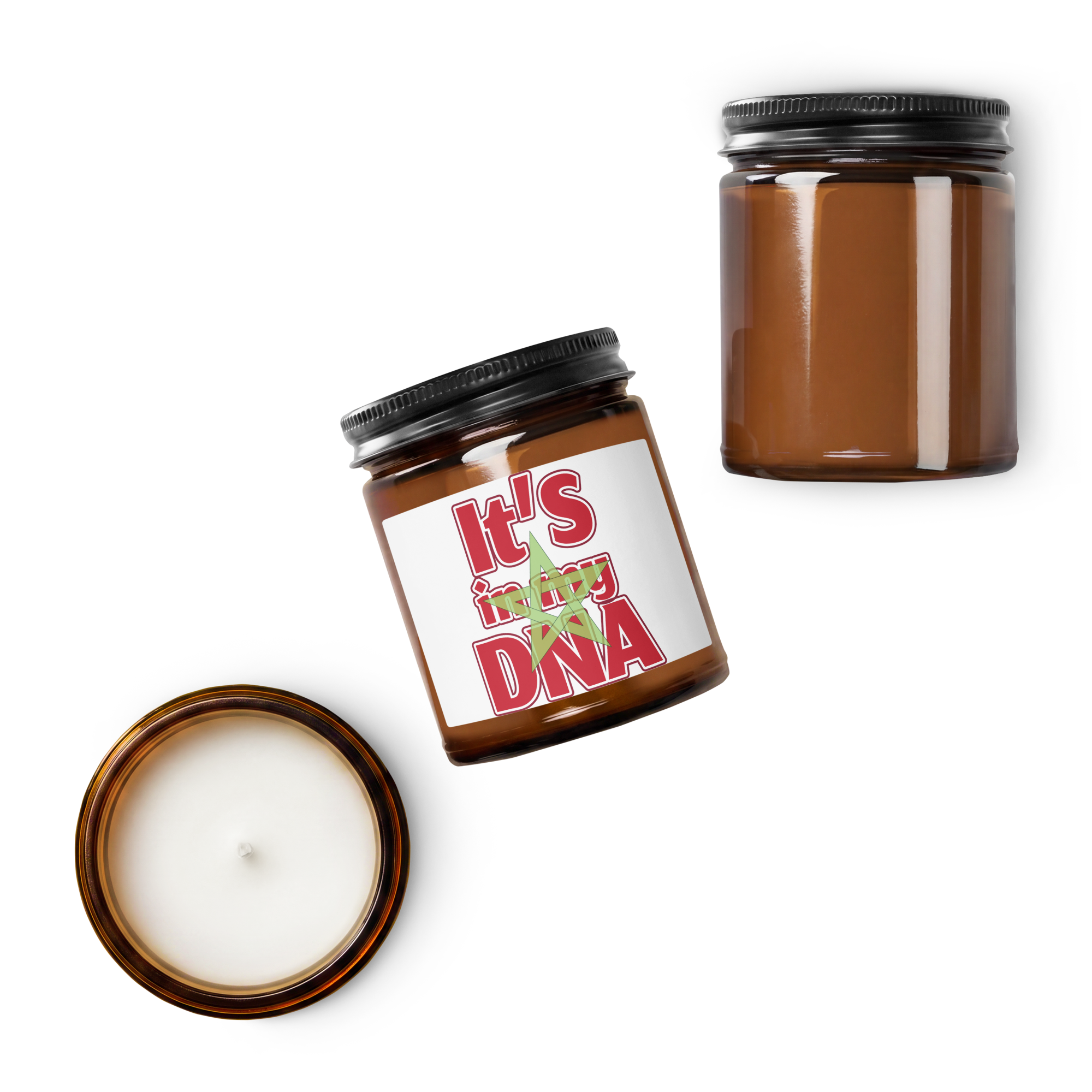 It's in My DNA Amber jar soy candle - Image 7