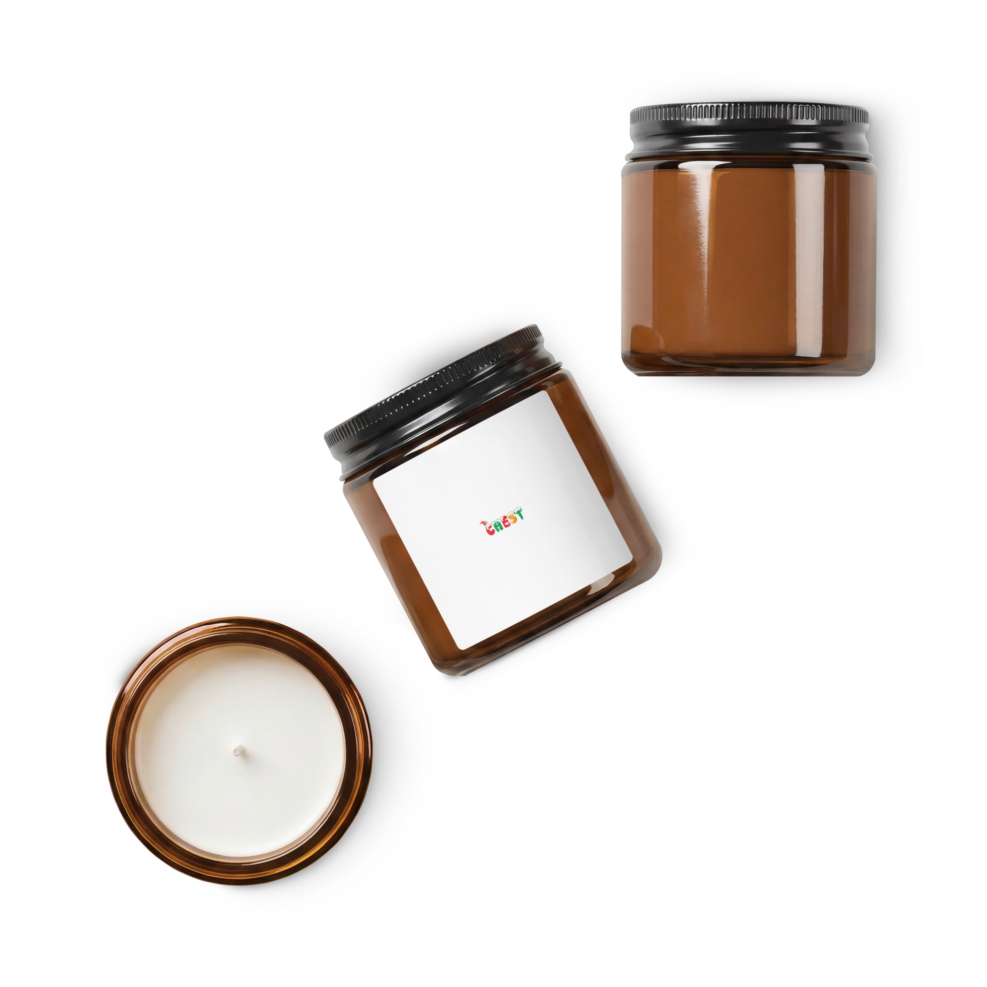 Amber Jar Soy Candle - Image 5