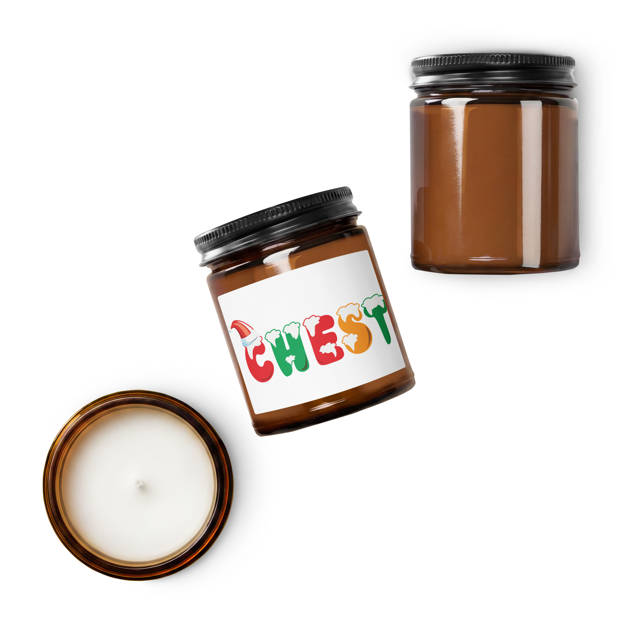 Amber Jar Soy Candle - Image 6