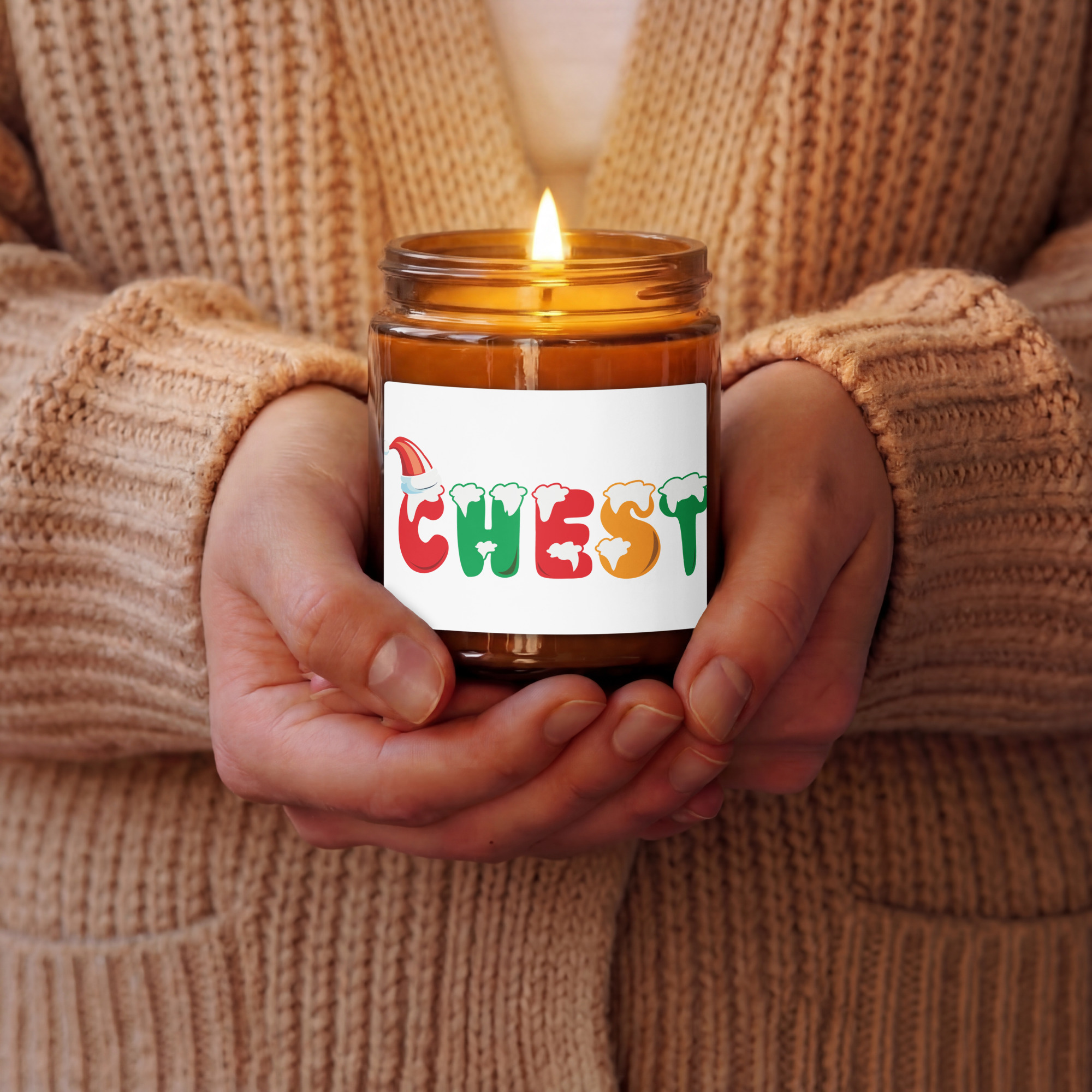 Amber Jar Soy Candle - Image 4