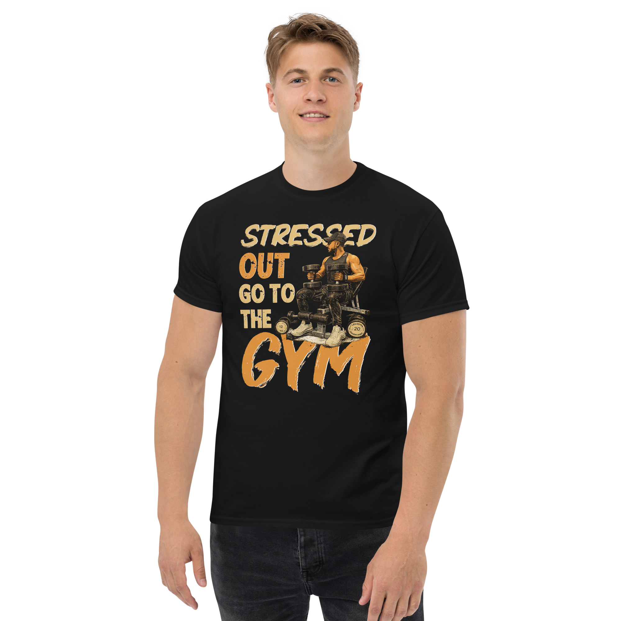 Stressed Out Go to The Gym Unisex Classic t-shirt