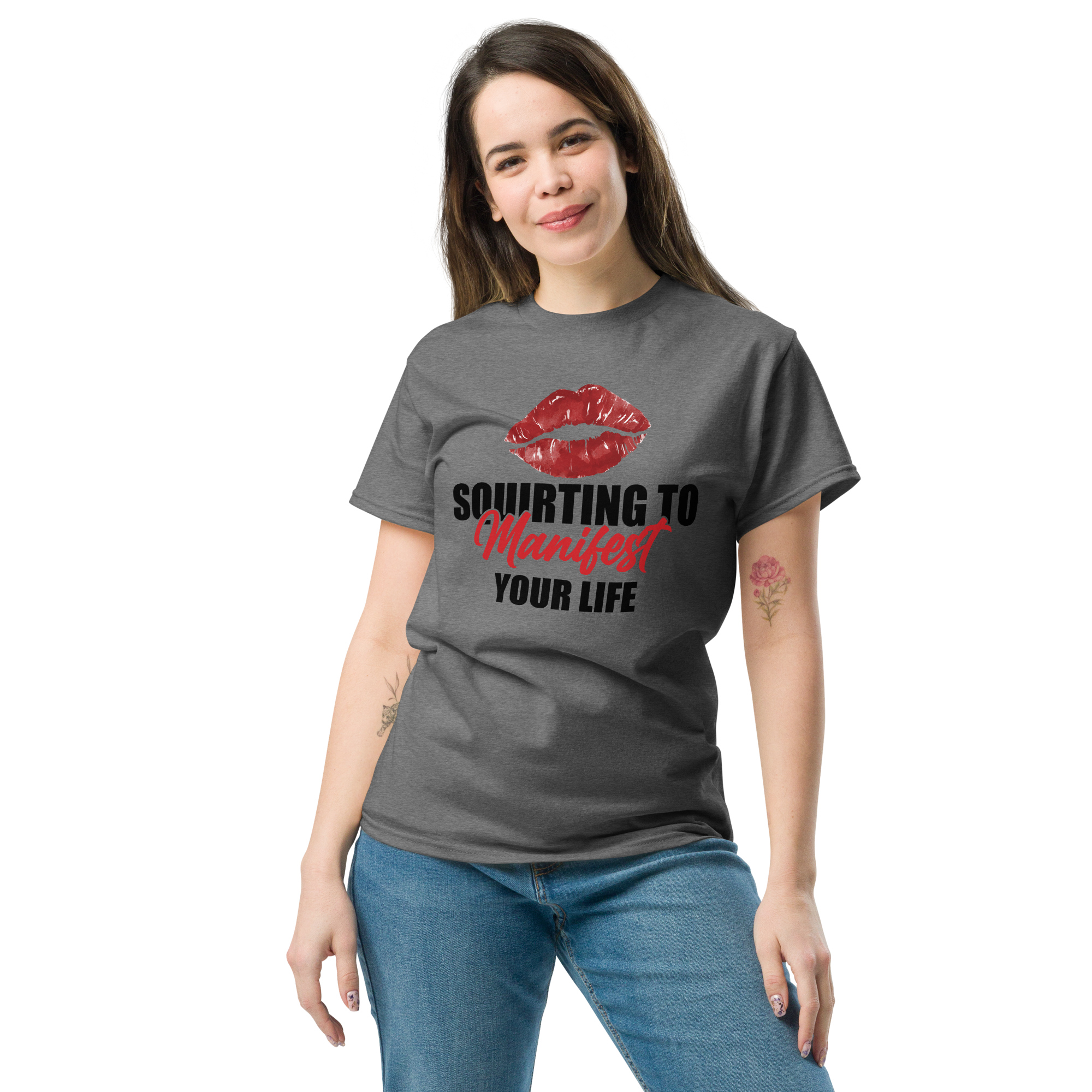 Squirting to Manifest Your Life Unisex Classic t-shirt - Image 3