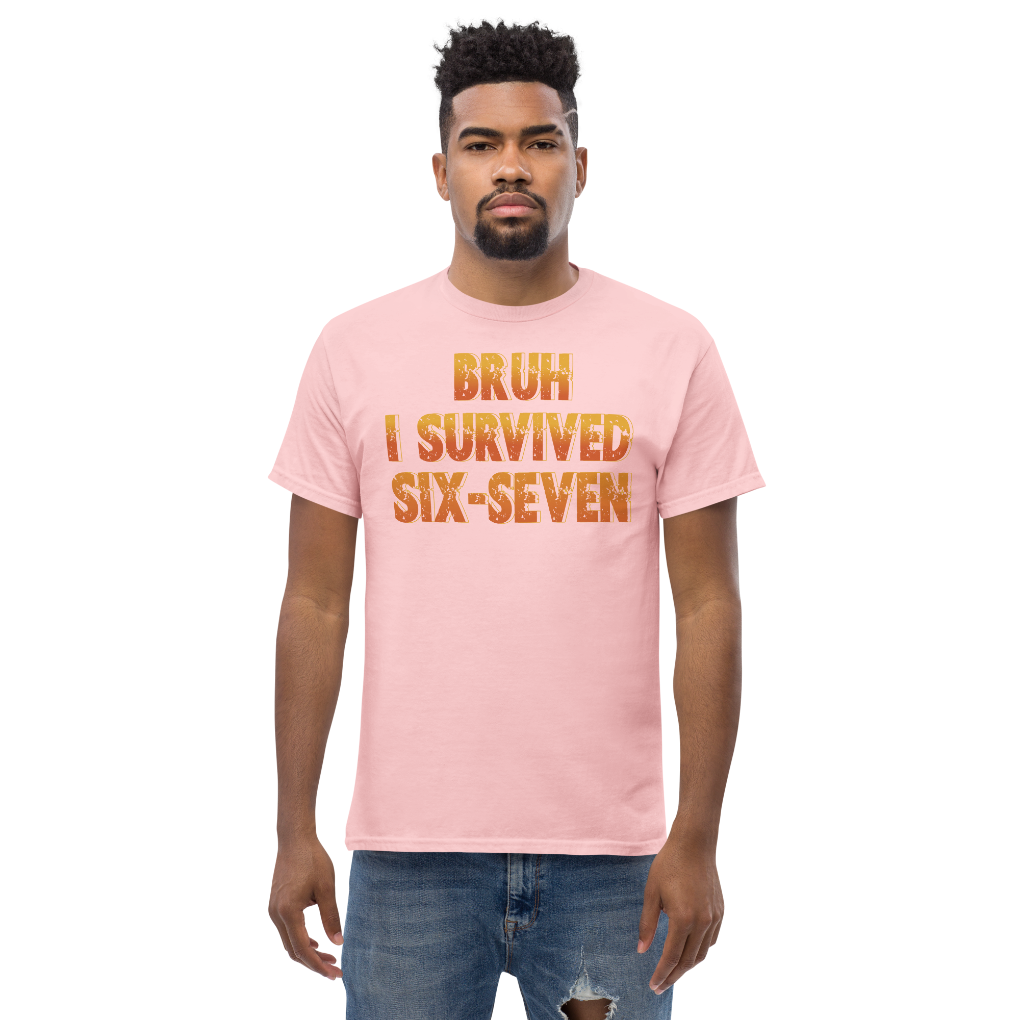 Bruh Survived Six Seven Unisex Classic t-shirt - Image 5