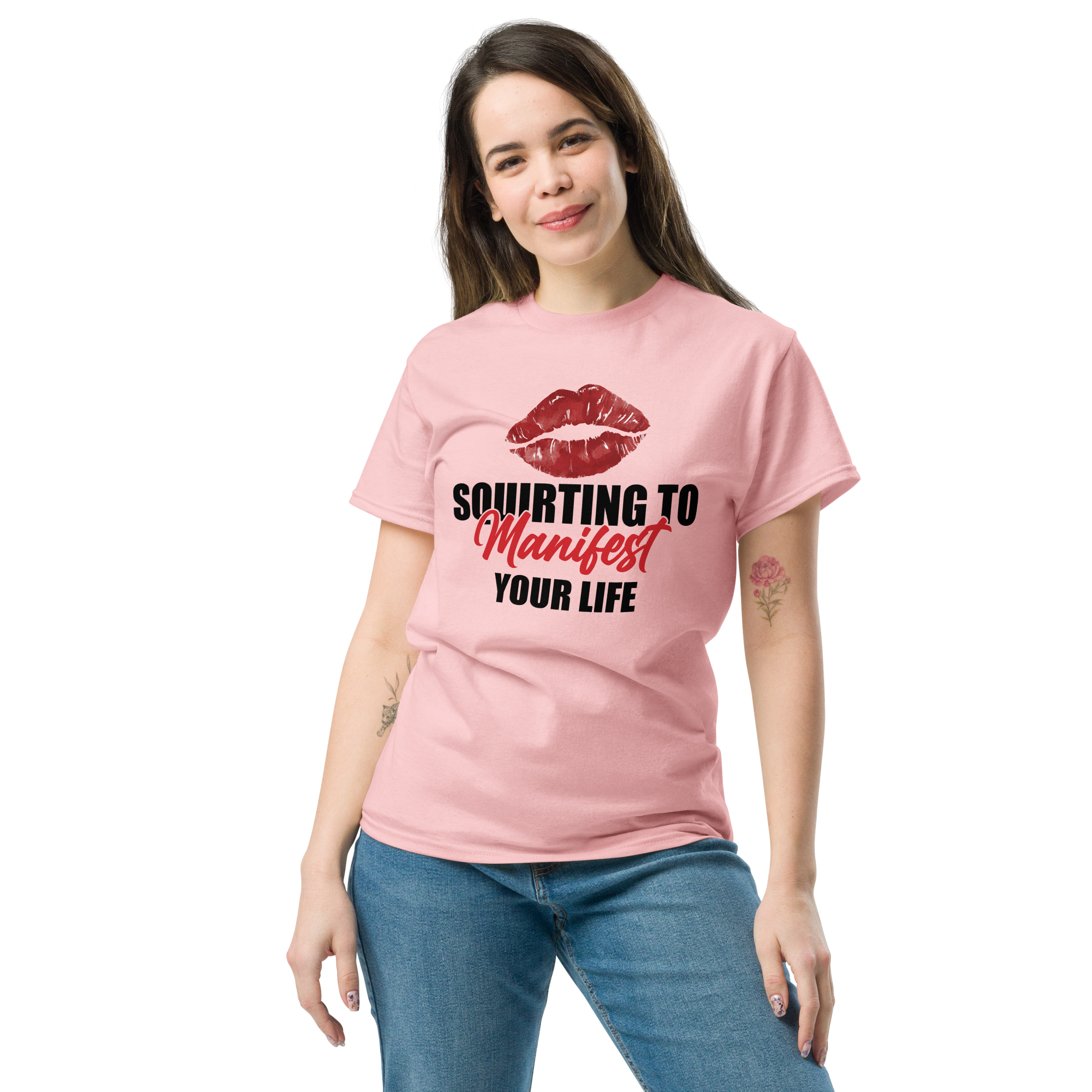 Squirting to Manifest Your Life Unisex Classic t-shirt - Image 4