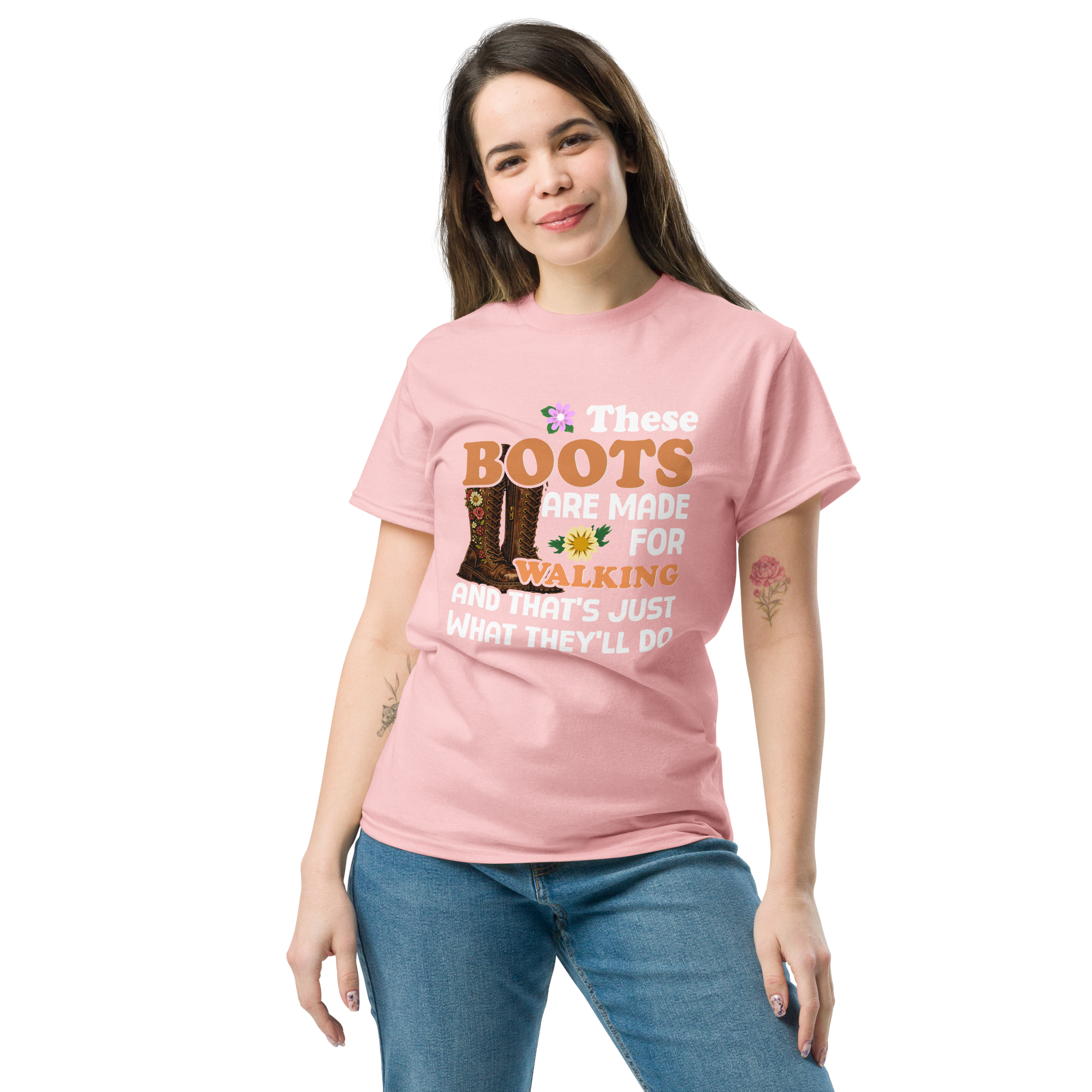 These Boots are Made for Walking Unisex classic t-shirt - Image 5