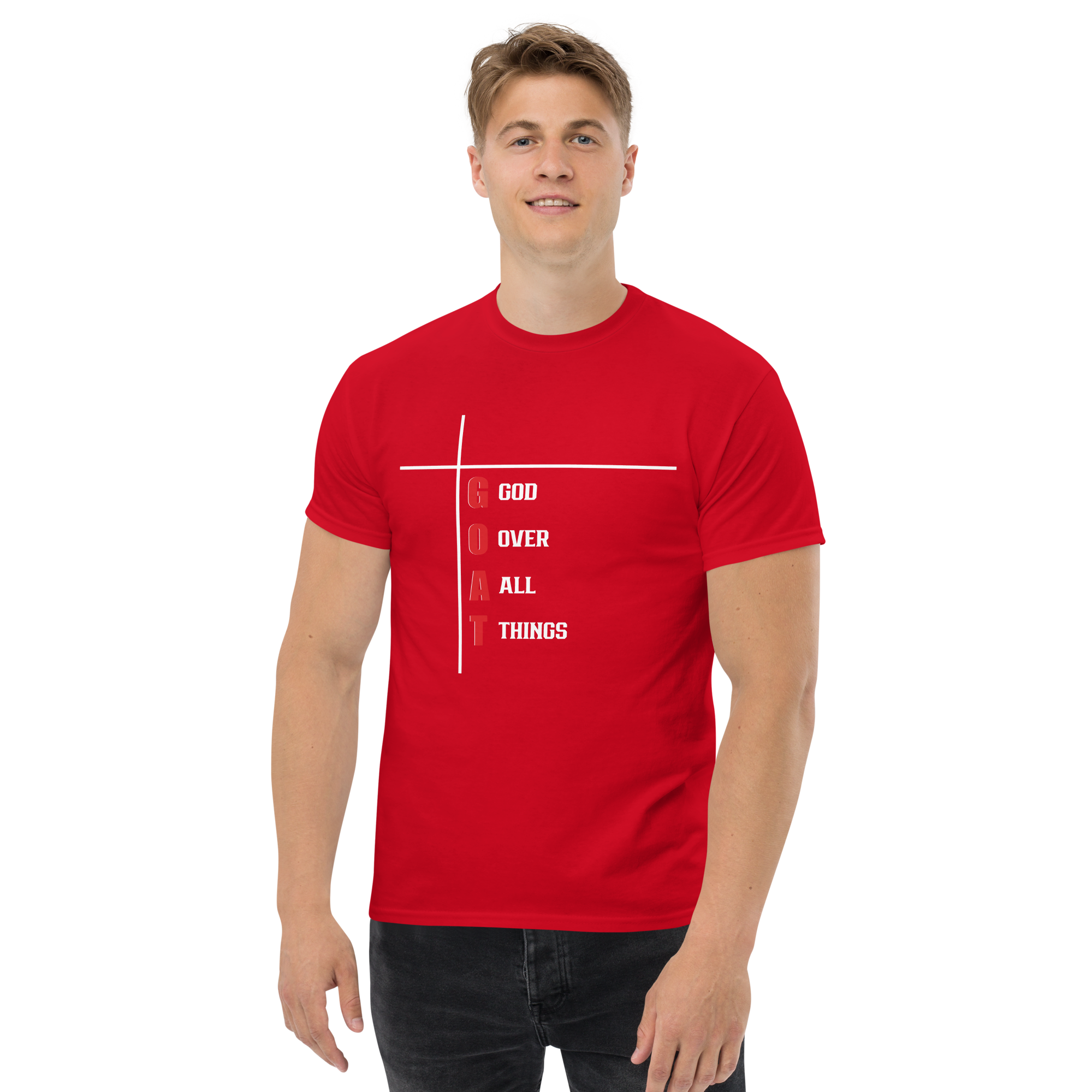 GOD Overall Things Unisex Classic t-shirt - Image 2