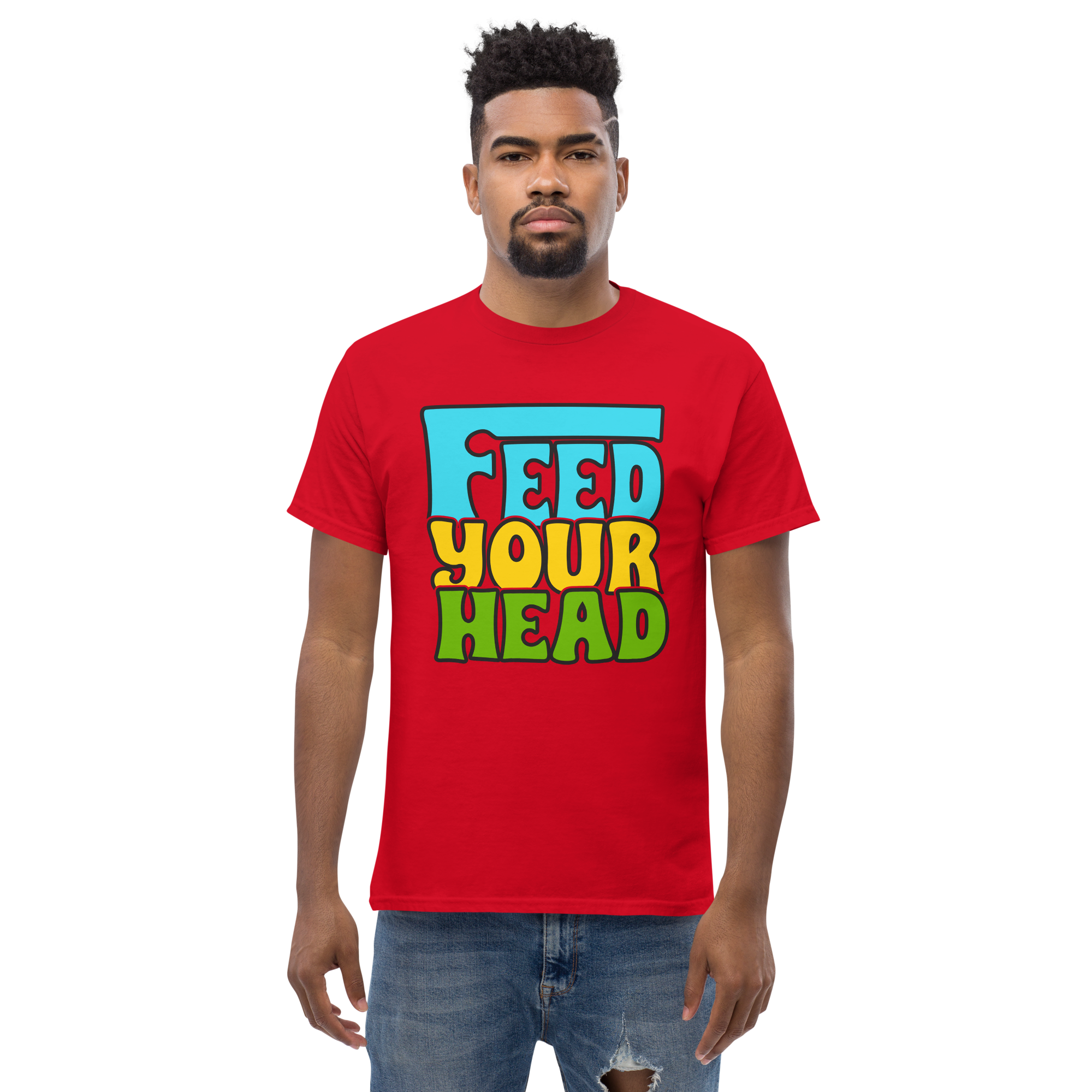 Feed Your Head Unisex classic t-shirt - Image 2