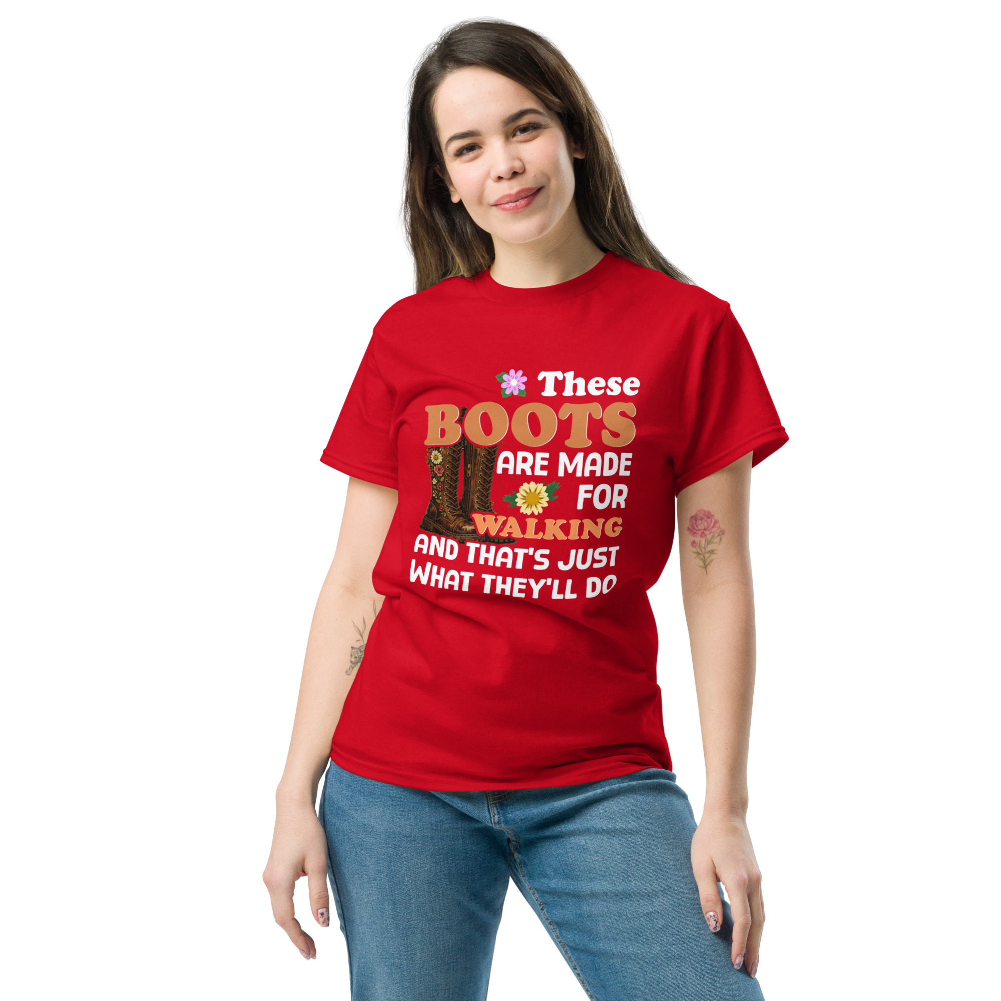 These Boots are Made for Walking Unisex classic t-shirt - Image 2