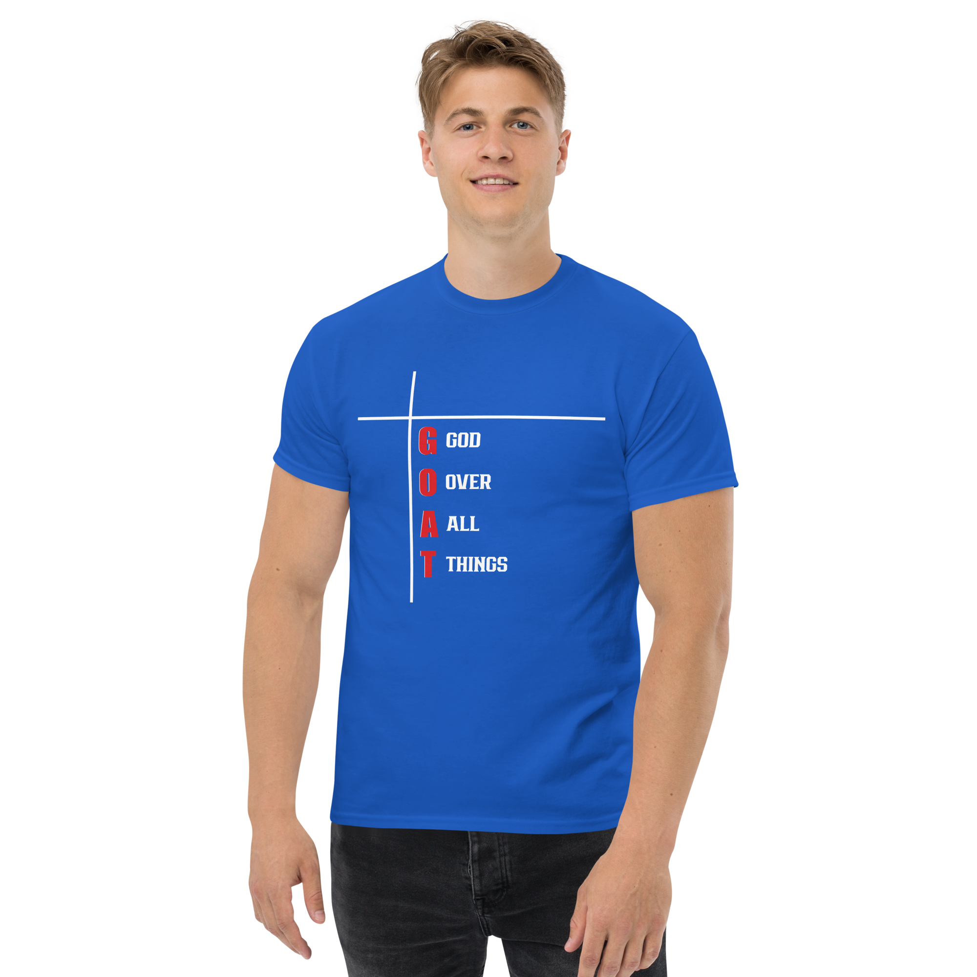 GOD Overall Things Unisex Classic t-shirt - Image 3