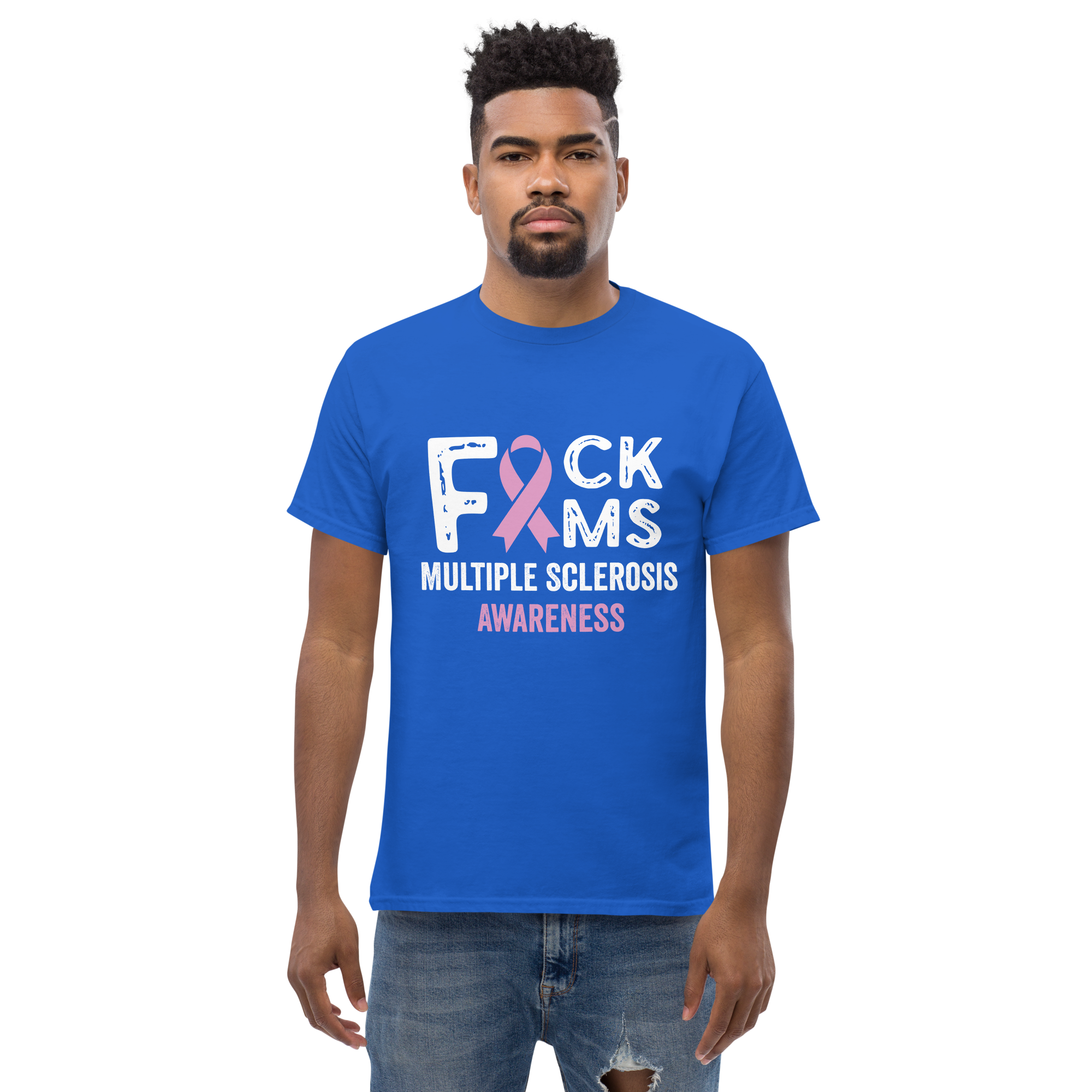 Multiple Sclerosis Awareness Unisex classic t- shirt - Image 3
