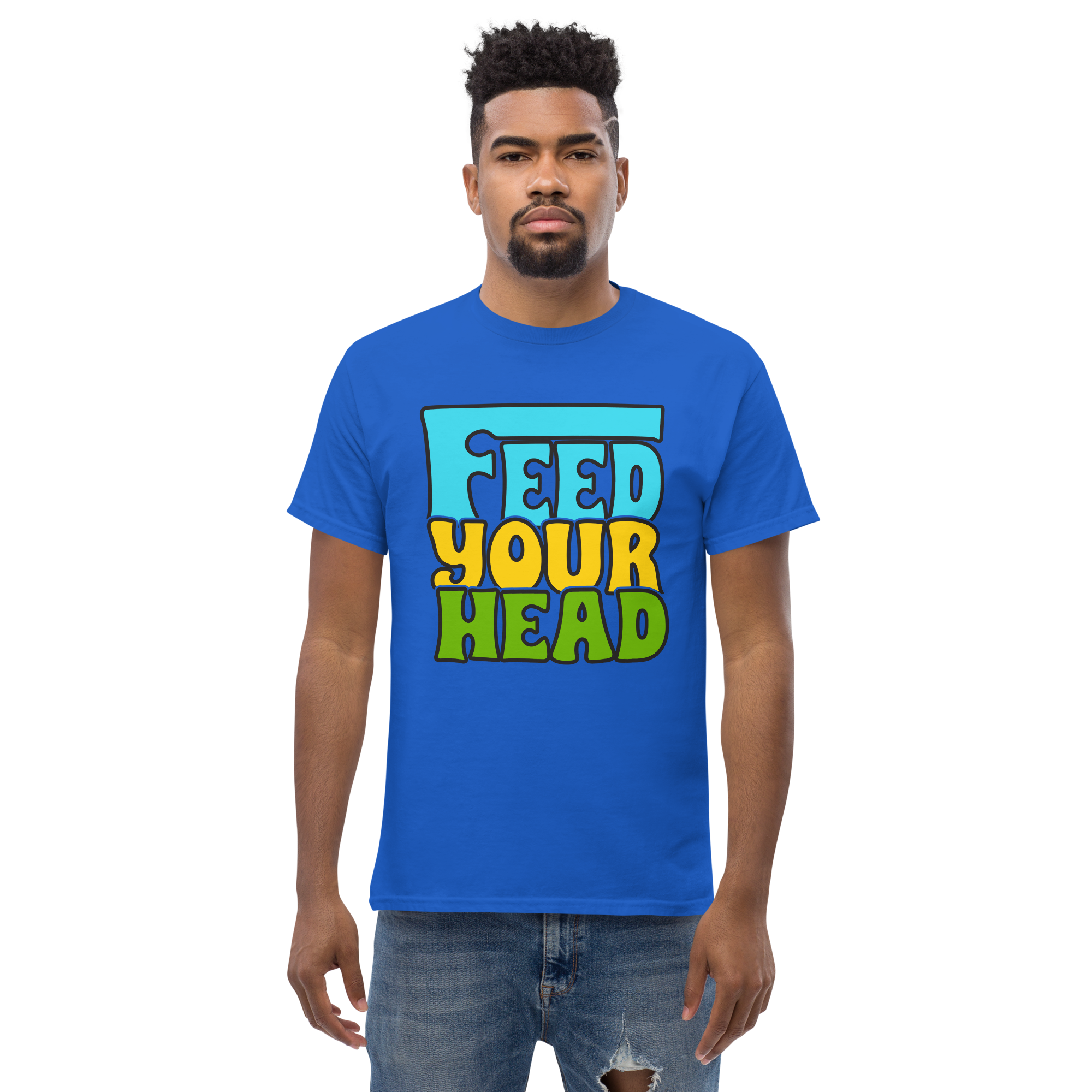 Feed Your Head Unisex classic t-shirt - Image 3