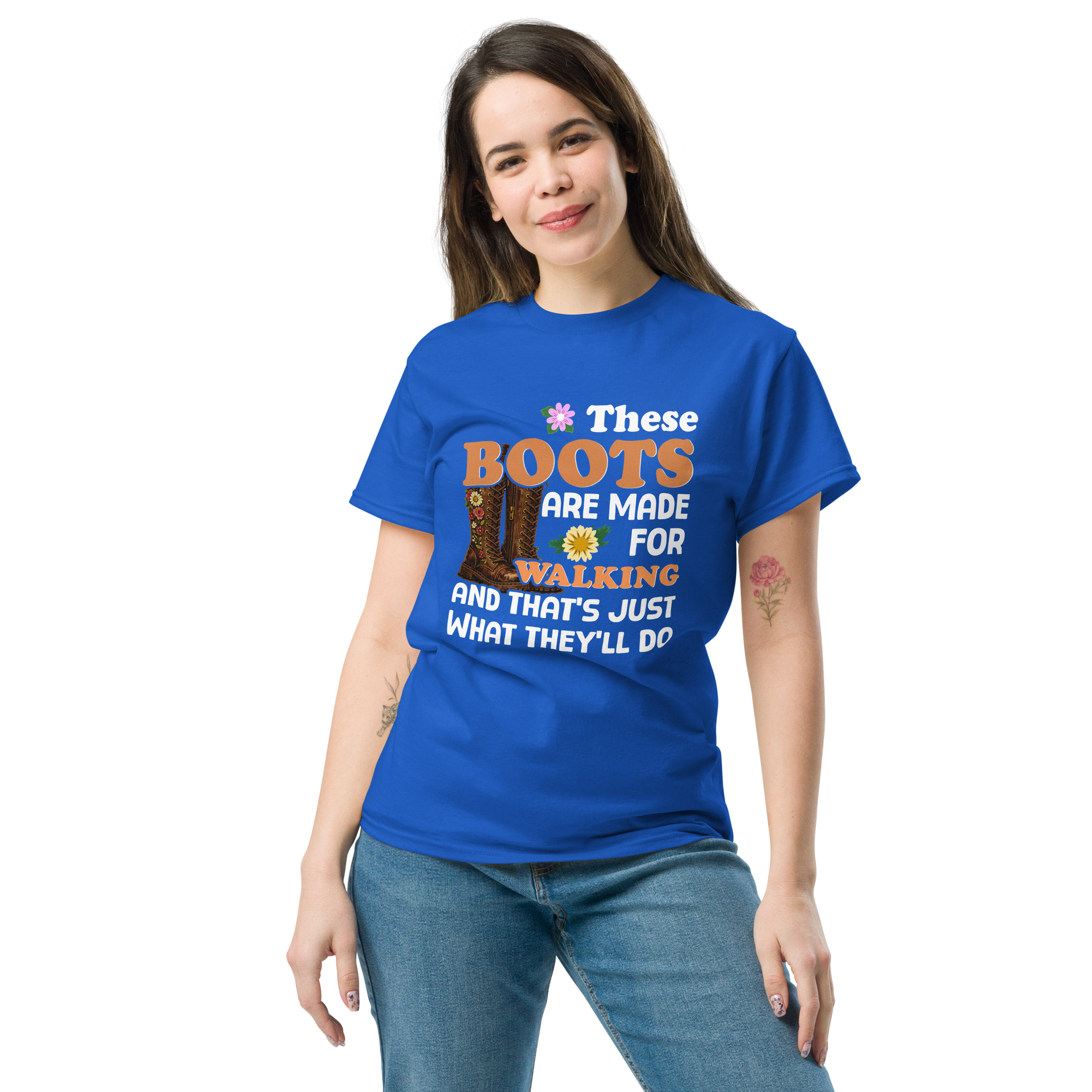 These Boots are Made for Walking Unisex classic t-shirt - Image 3