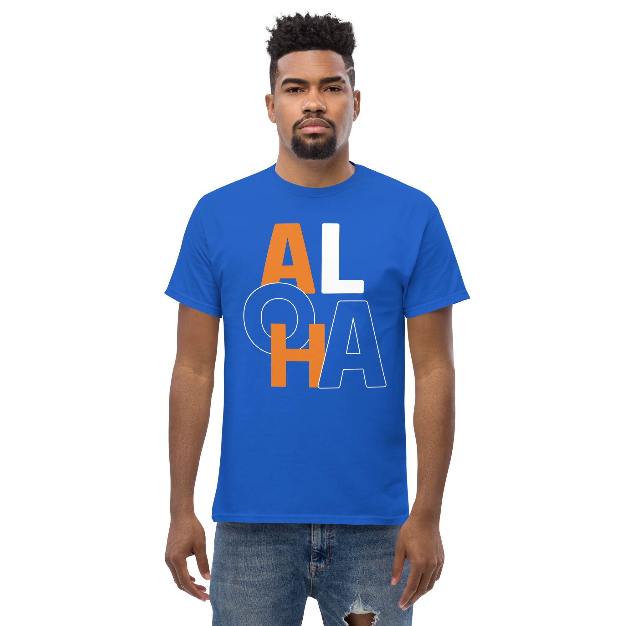 AH Initial Monogram Unisex classic t- shirt - Image 3